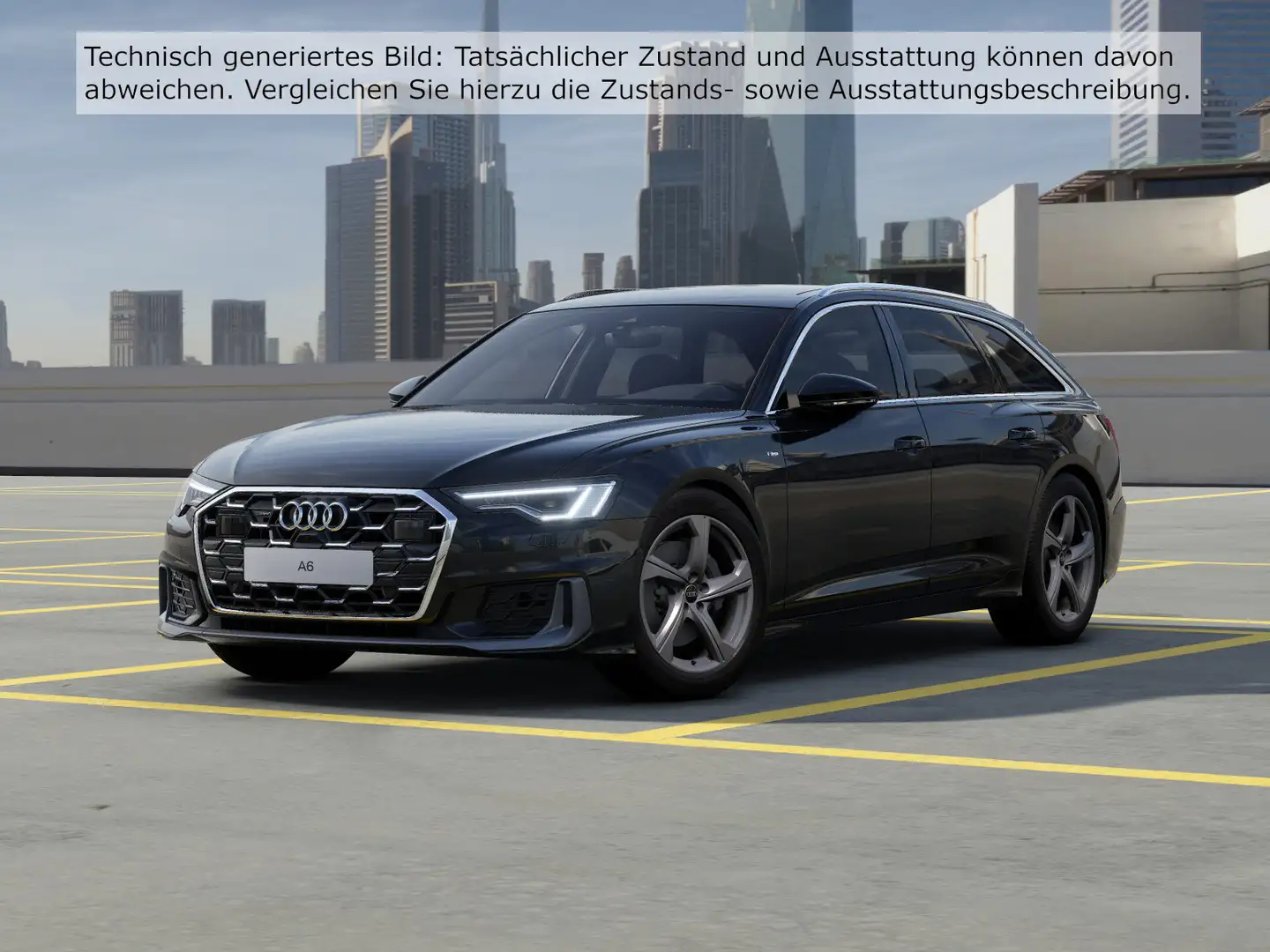 Audi A6 50 TDI quattro tiptronic design S line Schwarz - 1