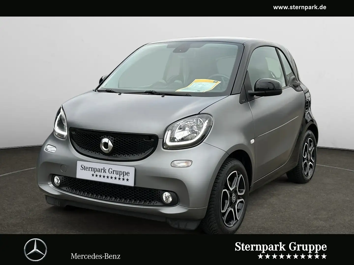 smart forTwo fortwo coupe prime NAVI*LEDER*PANORAMA*SHZ*LED BC Grau - 1