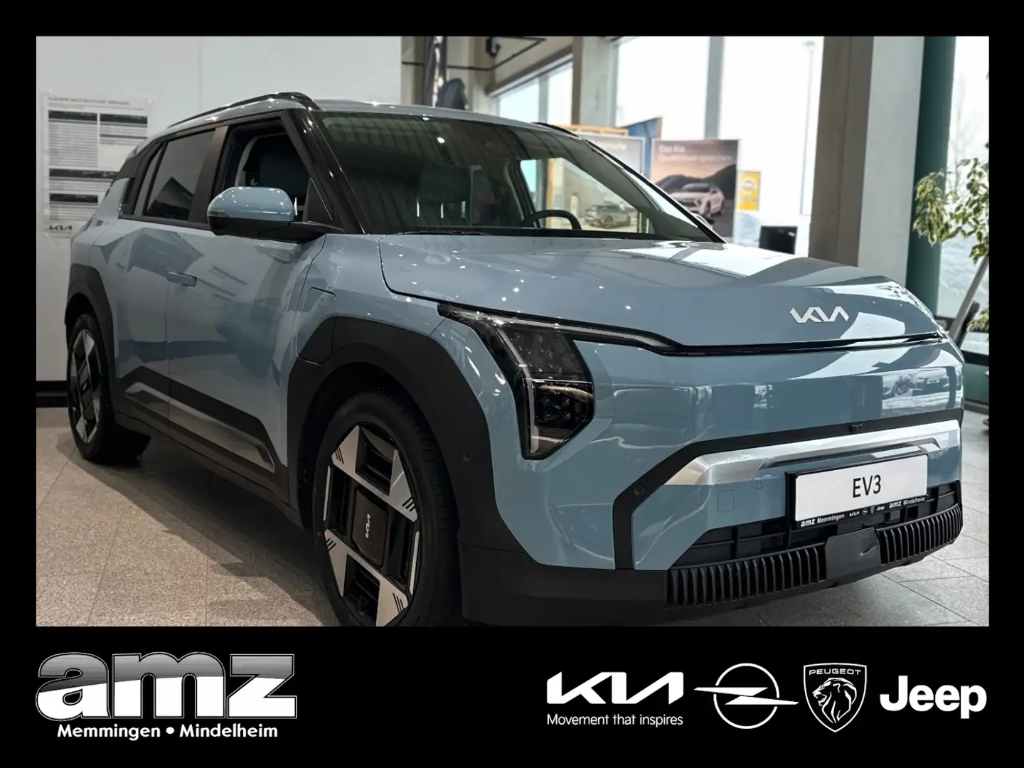 Kia EV3 81,4kWh Earth *7Jahre Garantie*Wärmepumpe* Синий - 1
