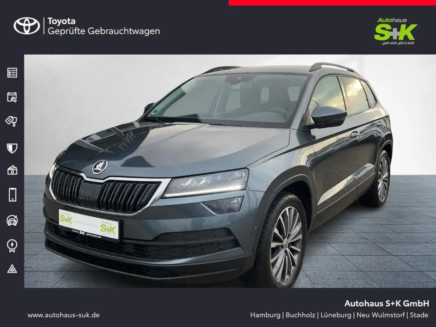 Skoda Karoq Style 4x4*Navi*AHK*Vollleder*LED*Memory Sitze* Grigio - 1
