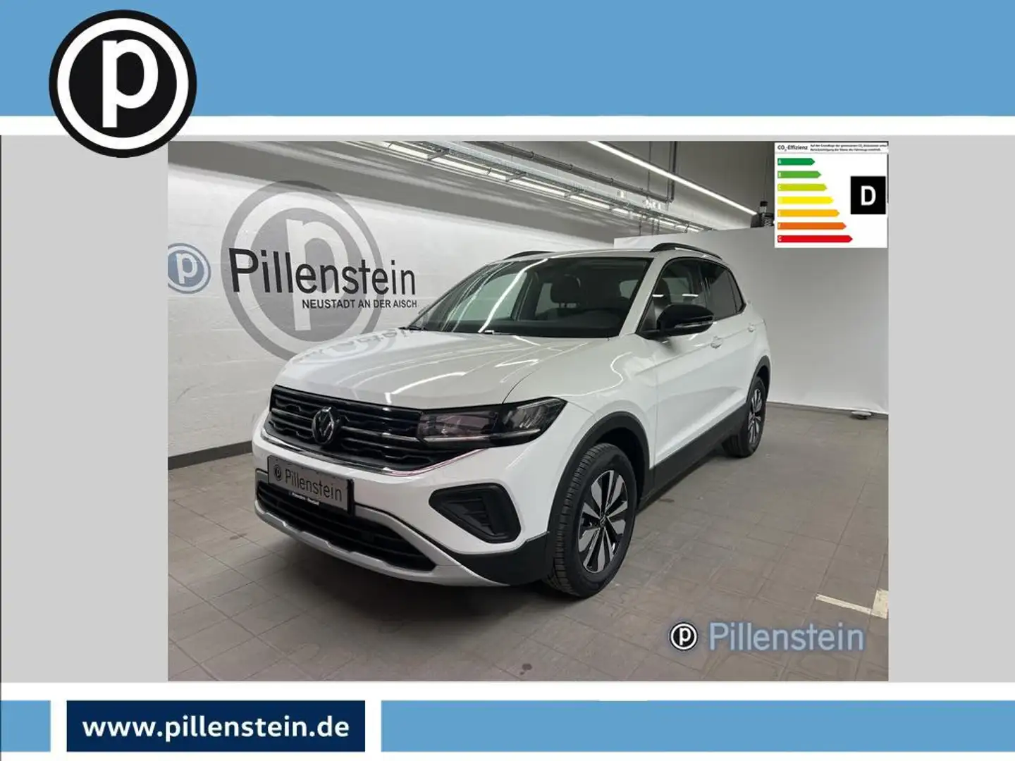 Volkswagen T-Cross TSI DSG GOAL NAVI+KAM+ACC+16"+GJR+ACC Weiß - 1