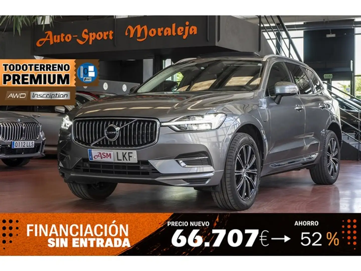 Volvo XC60 T6 Twin Recharge Inscription Gris - 1