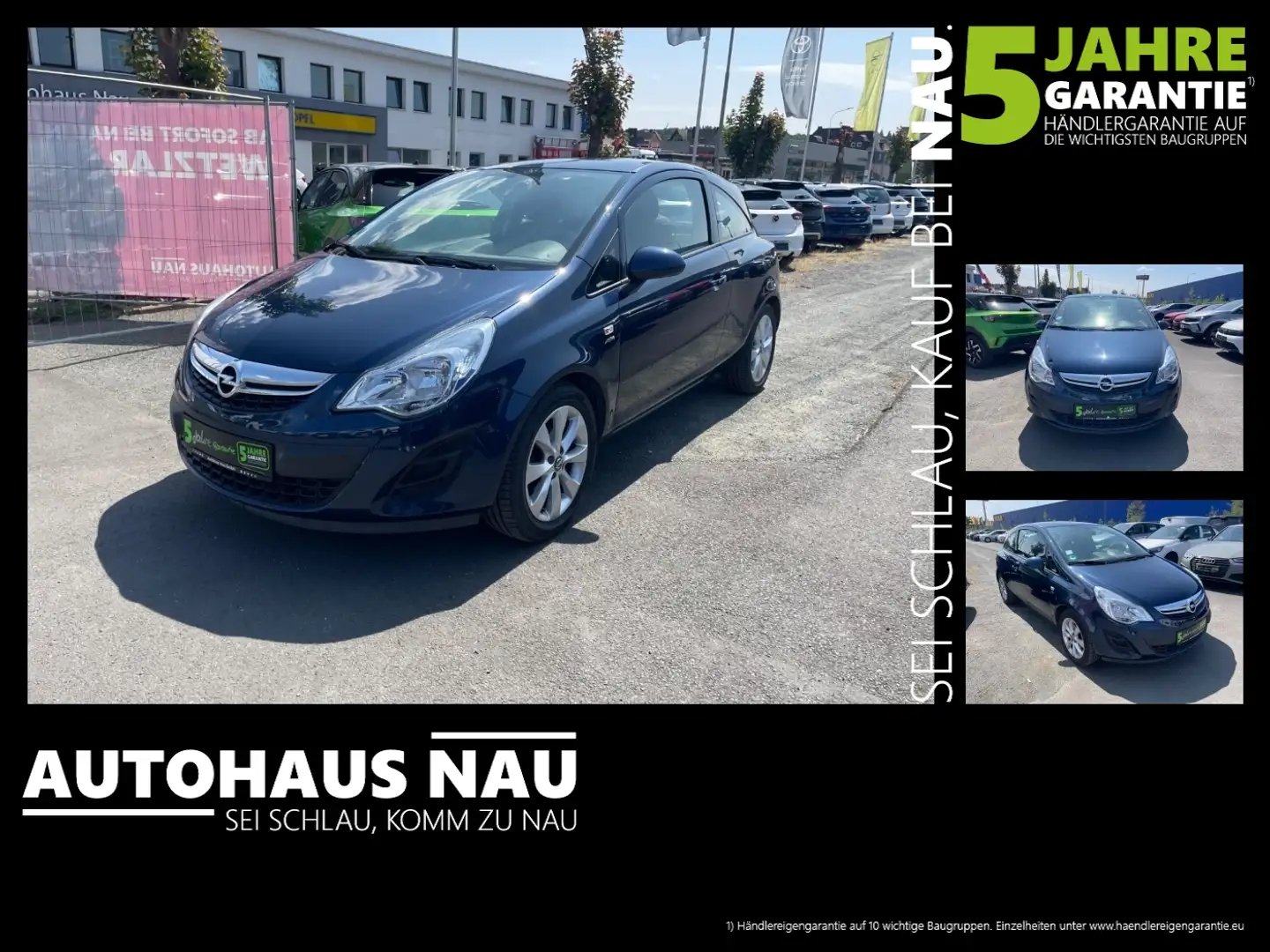 Opel Corsa 1.4 Active Sitzhz+KlimaA+ PDC TÜV und Inspektion n Blau - 1