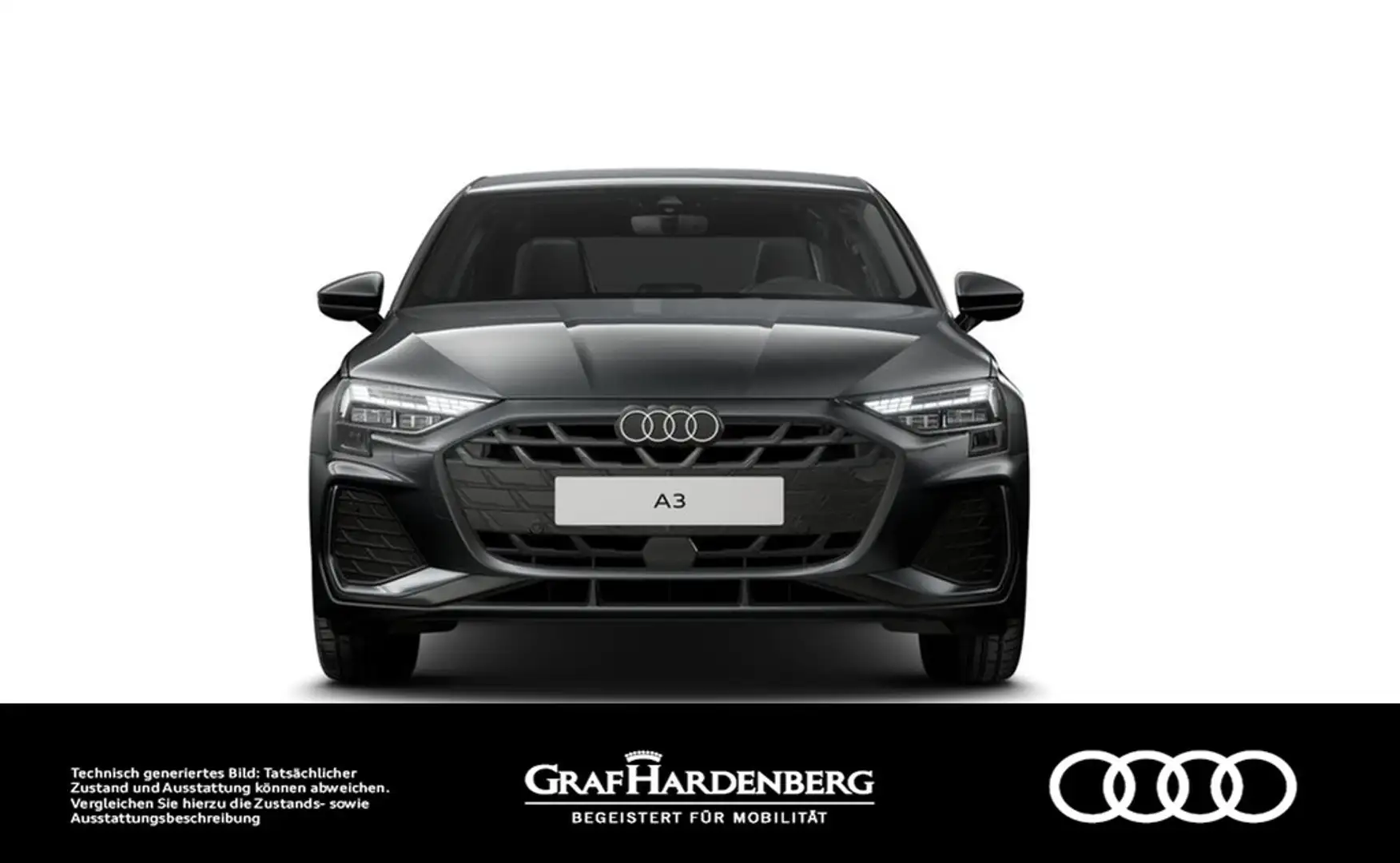 Audi A3 Lim. 35 TFSI S line LED Navi ACC AHK Grau - 2
