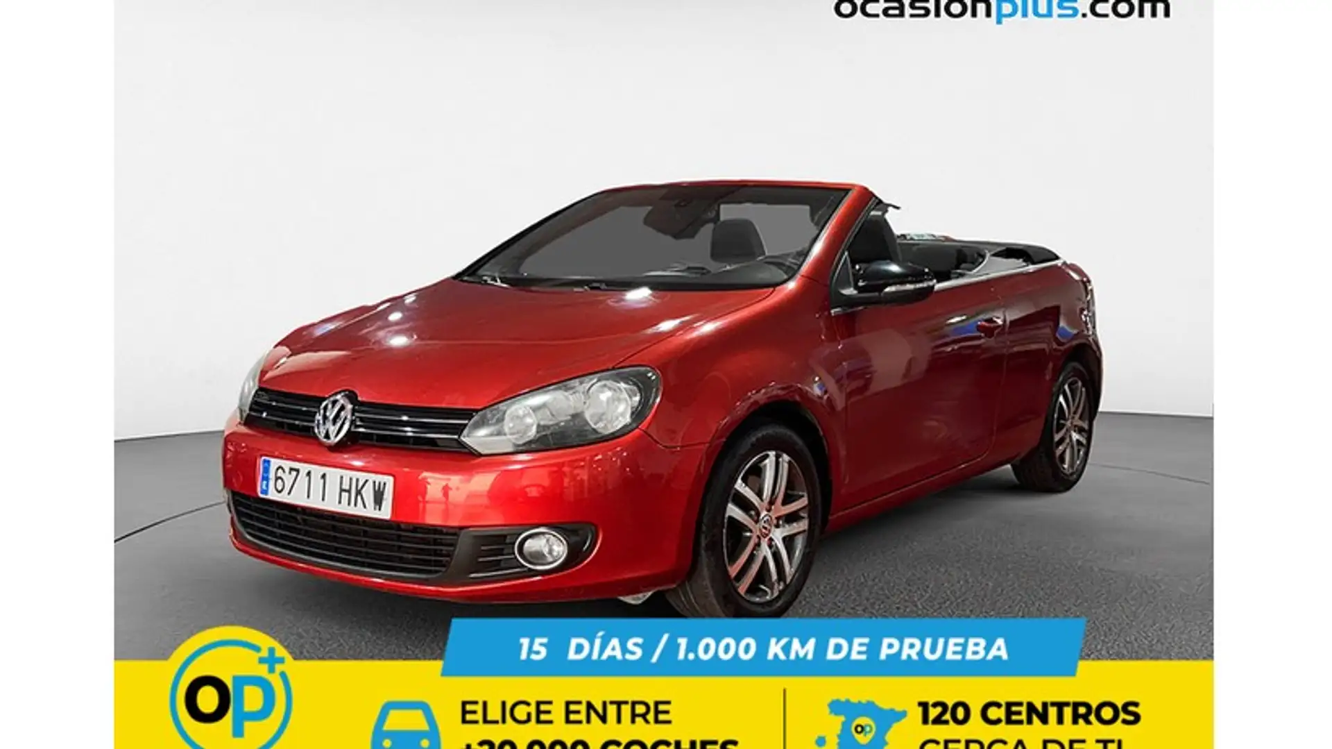 Volkswagen Golf Cabrio 1.6TDI CR BMT 105 Rot - 1