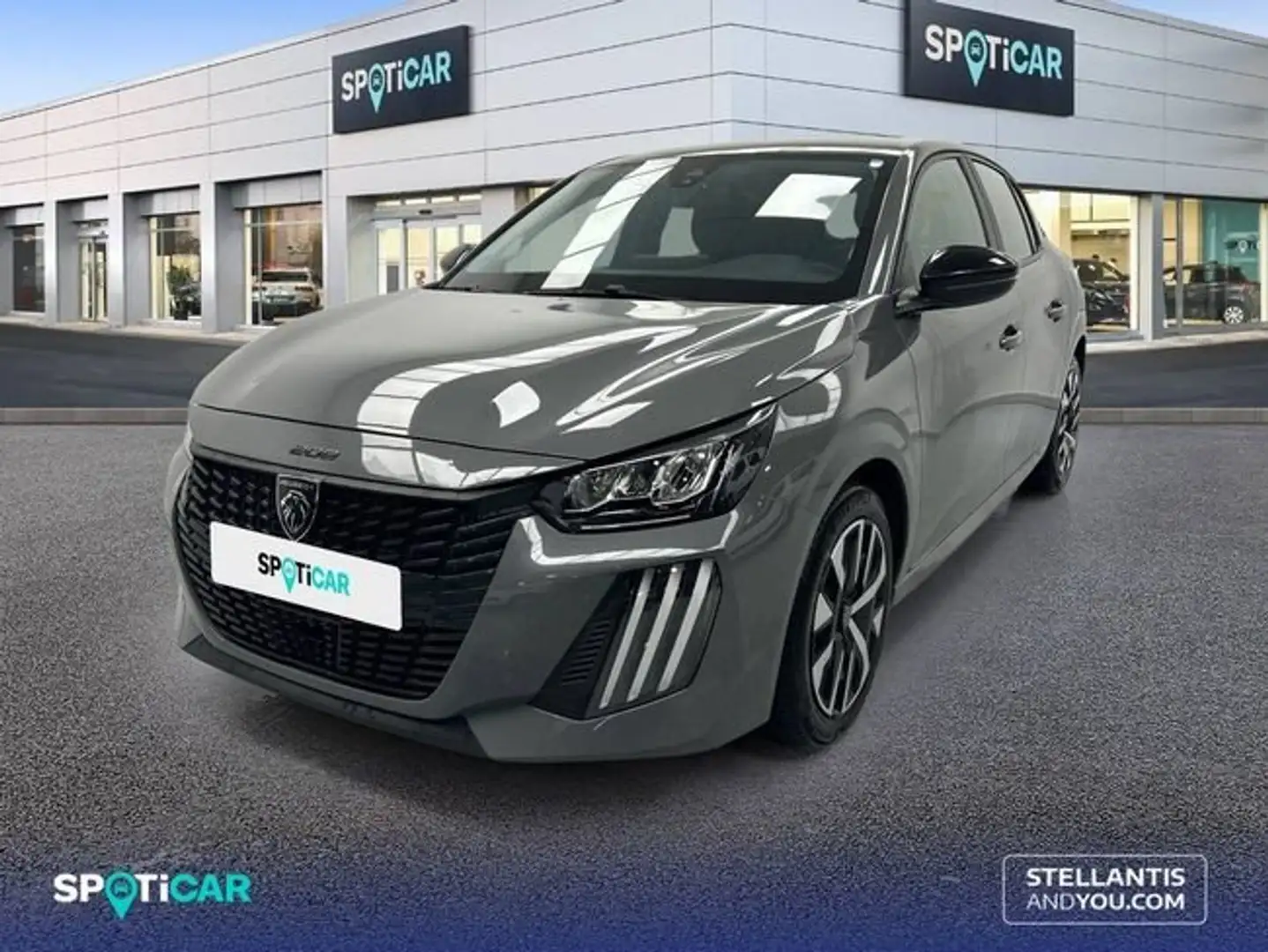 Peugeot 208 1.2 Puretech S&S Active 100 Gris - 1