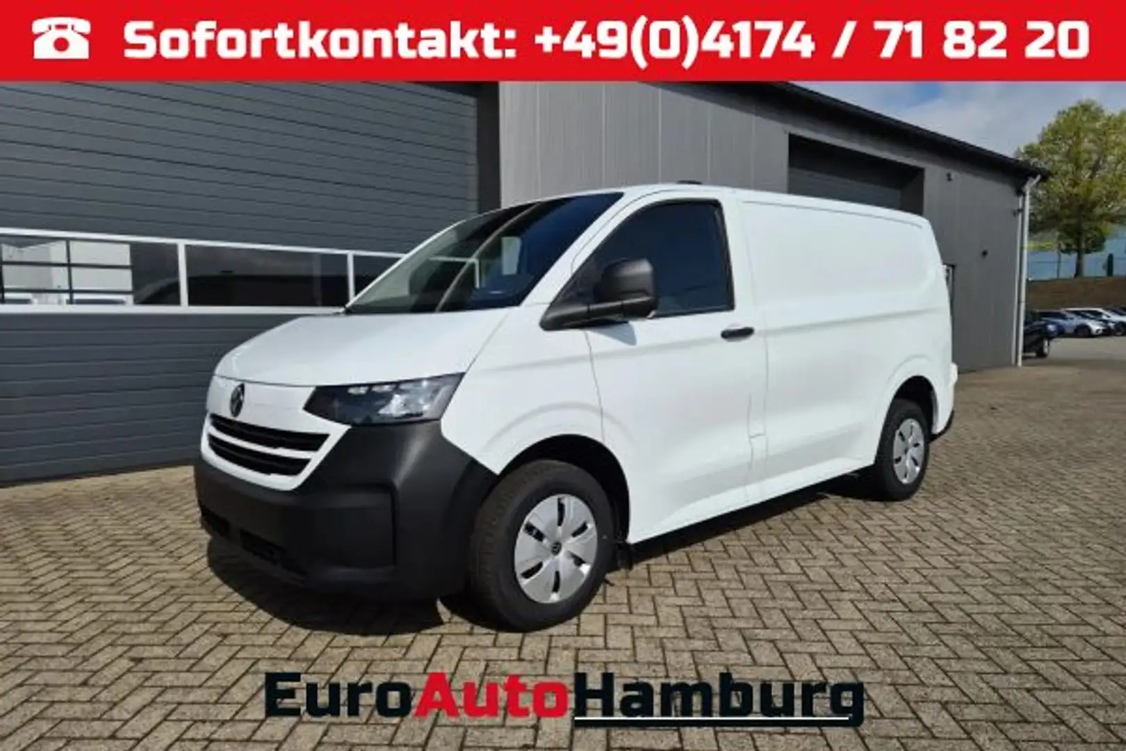 Volkswagen Transporter T7 Kastenwagen 2.0 TDi 110PS 3-Sitzer Klimaautomat Blanc - 1