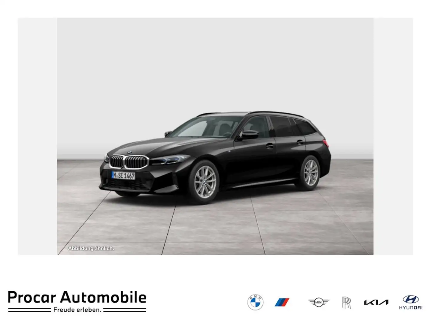 BMW 320 d xDrive M Sport ACC S&Go HiFi Komfortzugang Schwarz - 1