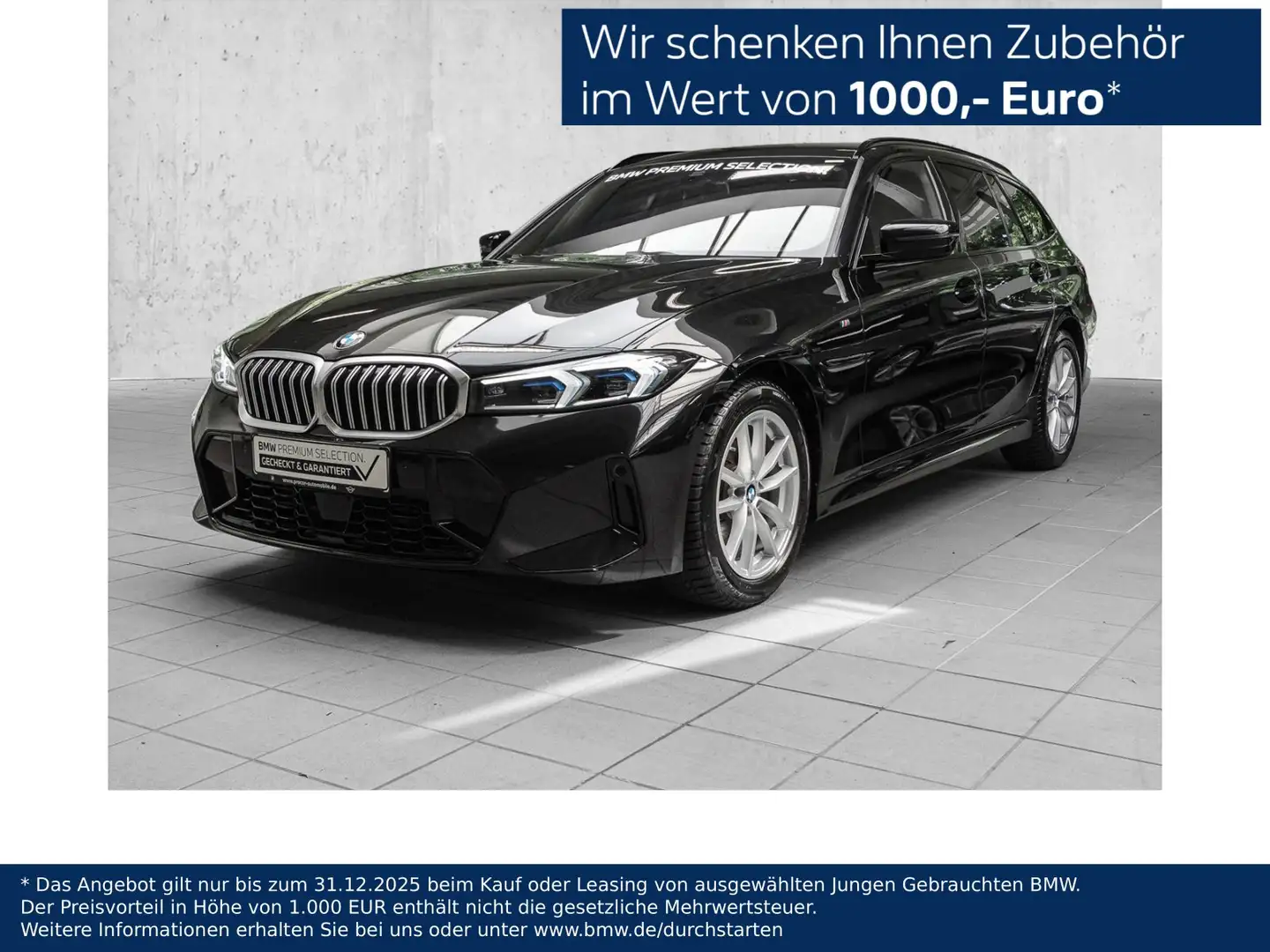 BMW 320 d xDrive M Sport ACC S&Go HiFi Komfortzugang Schwarz - 1