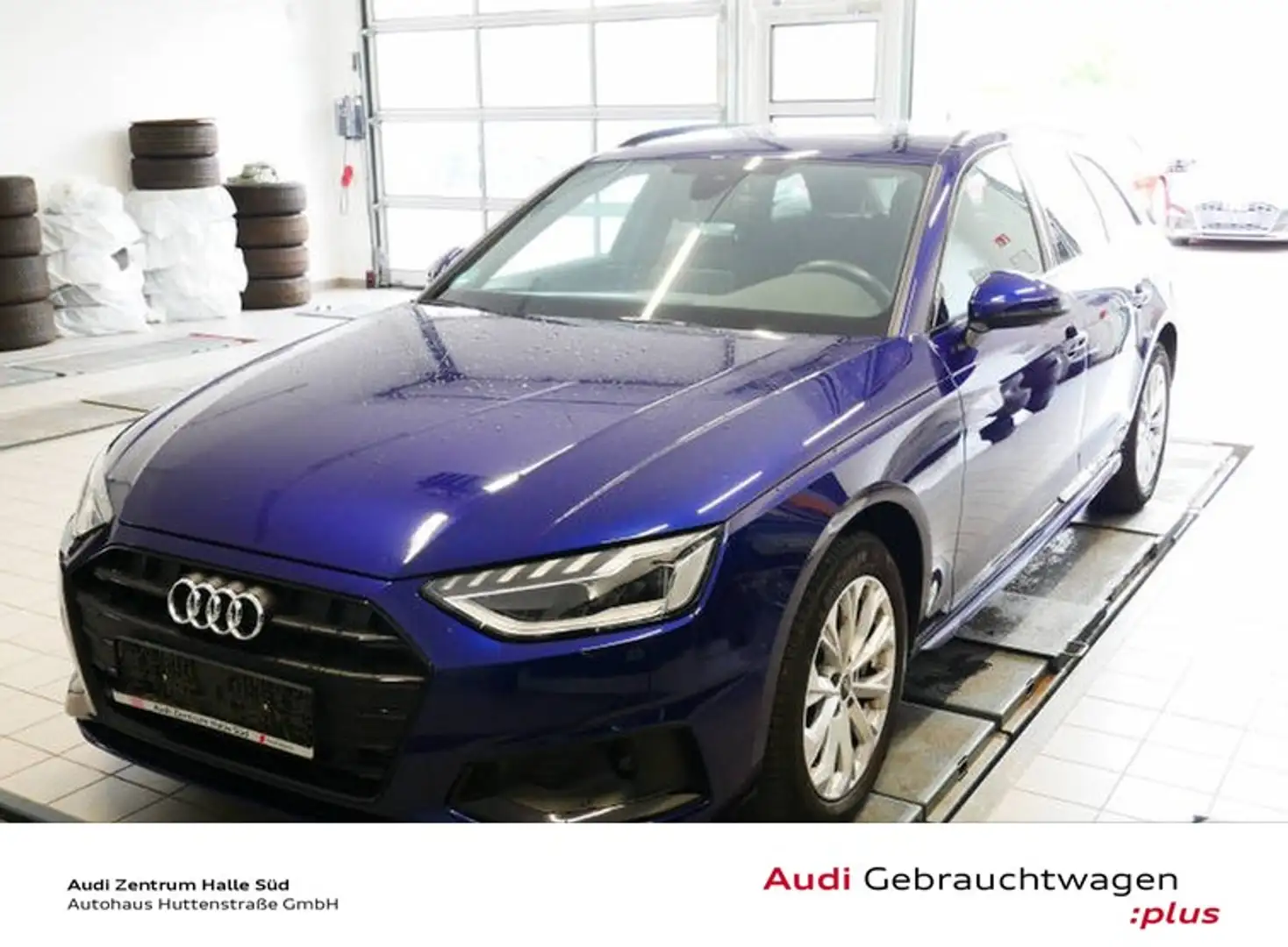 Audi A4 Avant 40 TFSI advanced LED Pano Navi Kamera Blau - 1