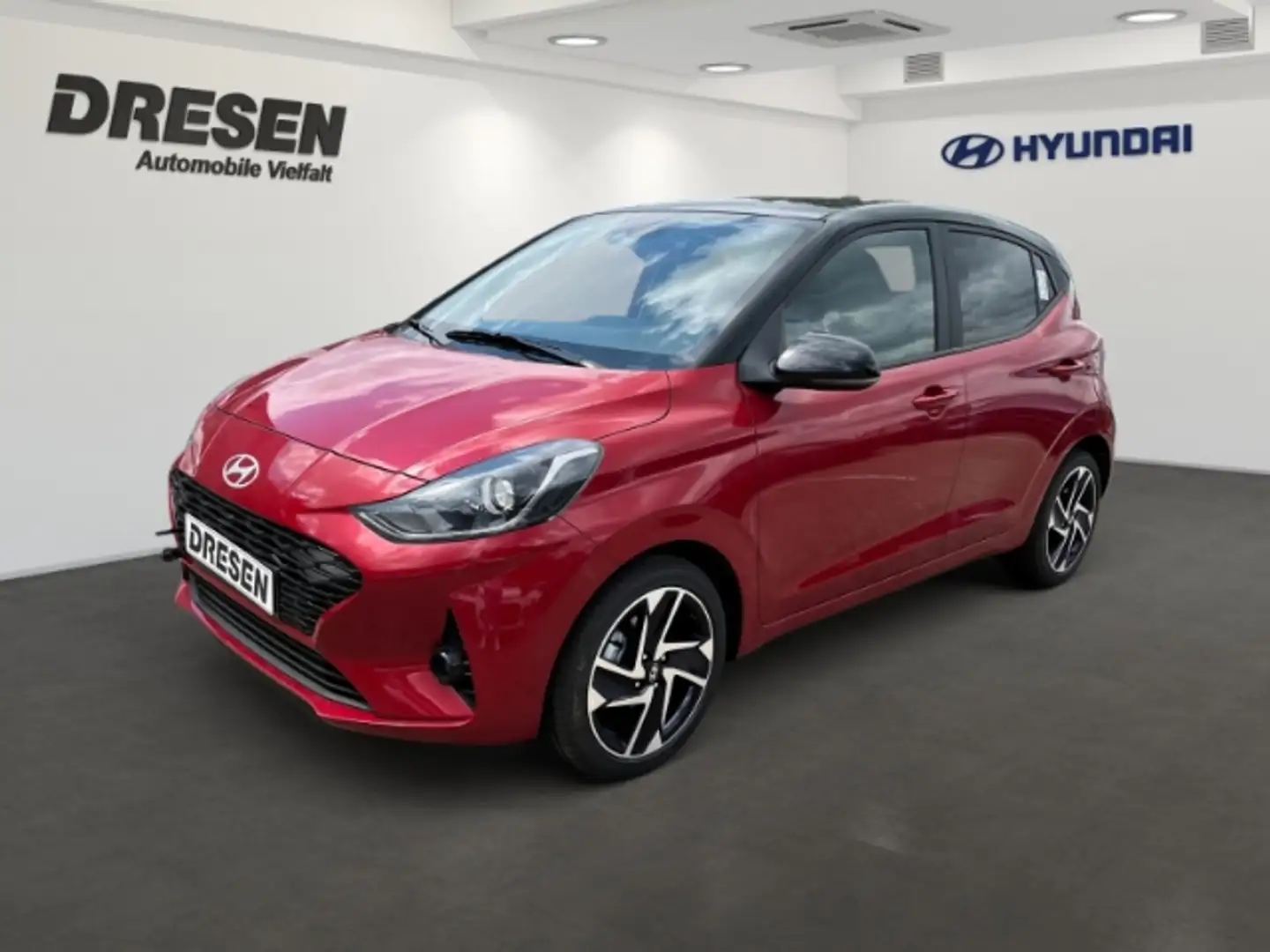 Hyundai i10 1.2 Prime/Automatik/Navi/Rückfahrkamera/Sitzheizun Rouge - 1