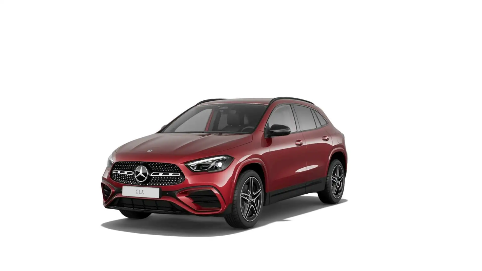 Mercedes-Benz GLA 180 GLA 180 d  AMG Line Navi/Keyless-Go/Styling/Autom. Czerwony - 1