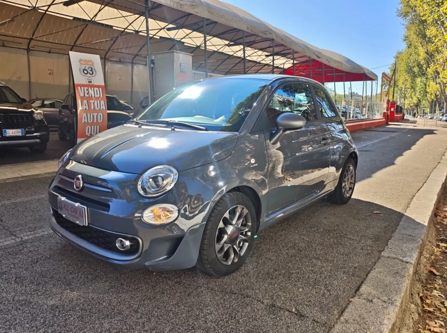 Fiat 500 1.2 SPORT AUTOMATICA NAVI UNIPRO' Grigio - 1