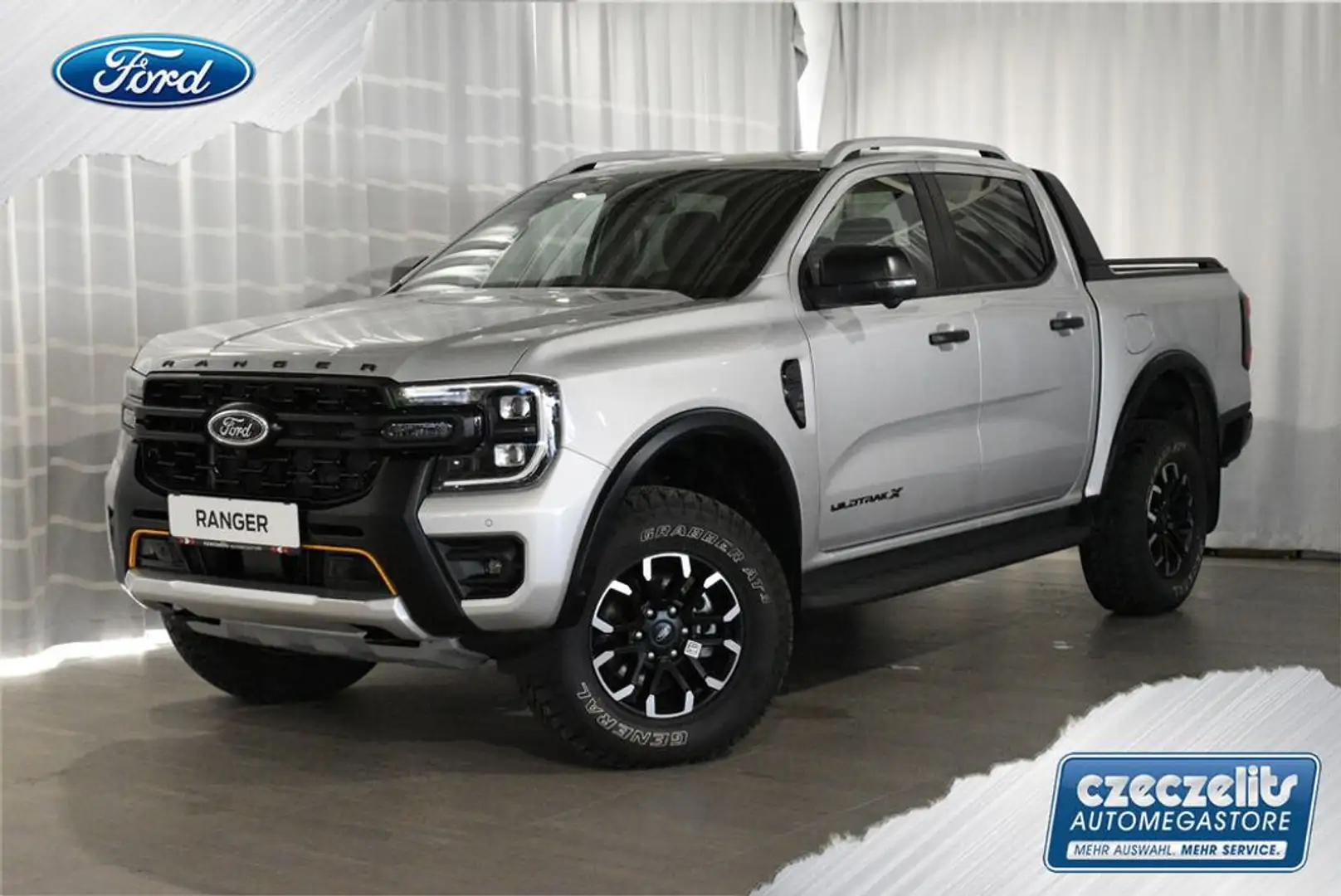 Ford Ranger DK Wildtrak e-4WD 2.3 PLUGIN HYBRID Silber - 1