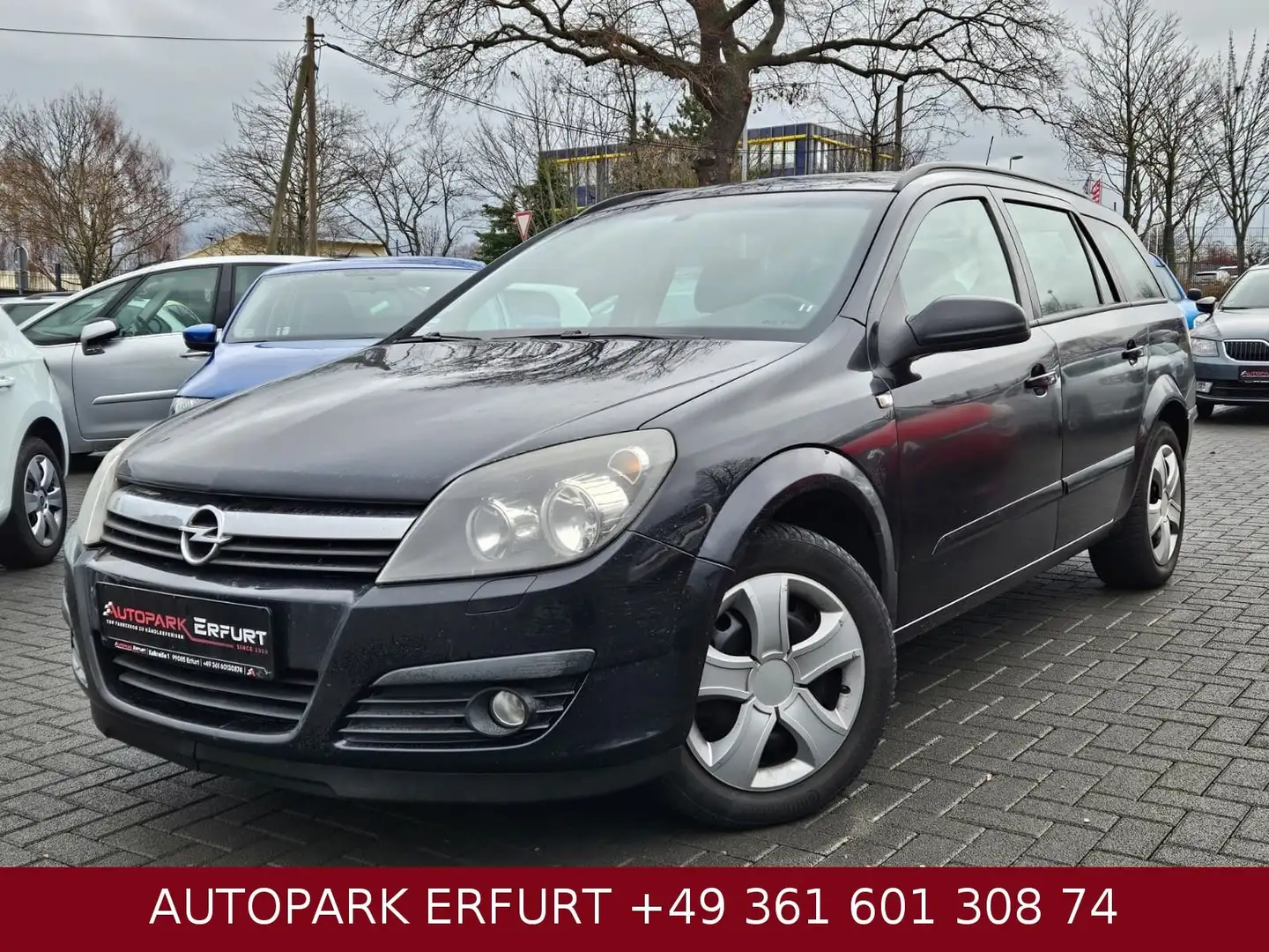 Opel Astra H Caravan Edition*Klima*Temp*TÜV+SERV+GARA Schwarz - 1