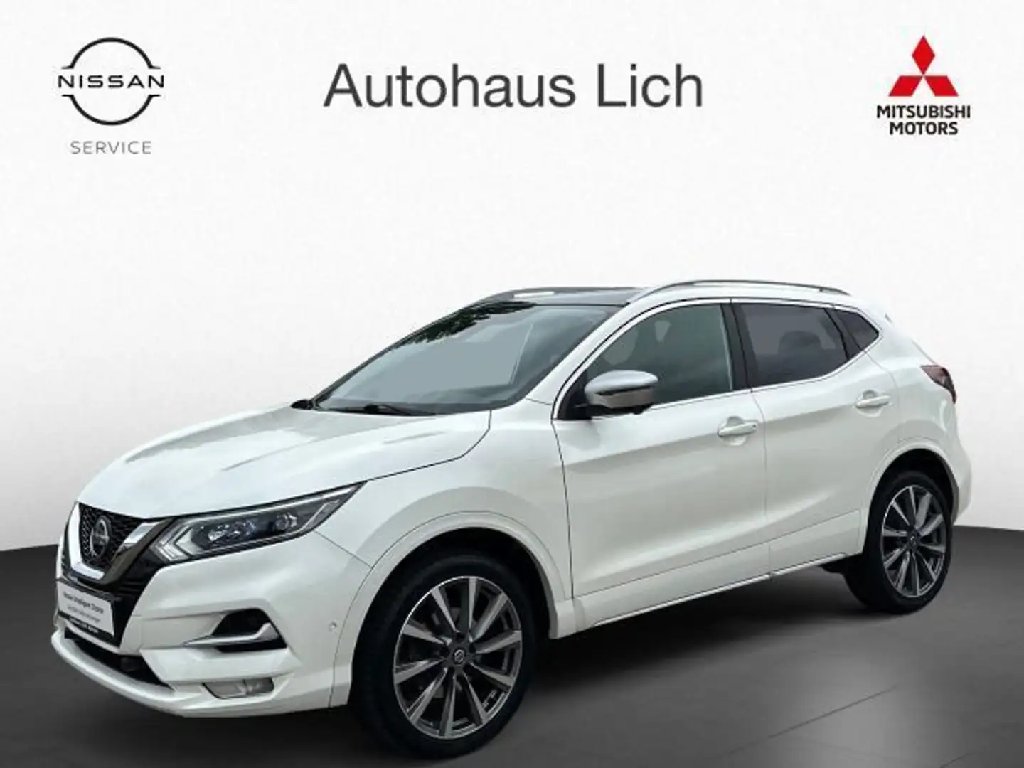 Nissan Qashqai 1.3 DIG-T 103 kW Tekna + Weiß - 1