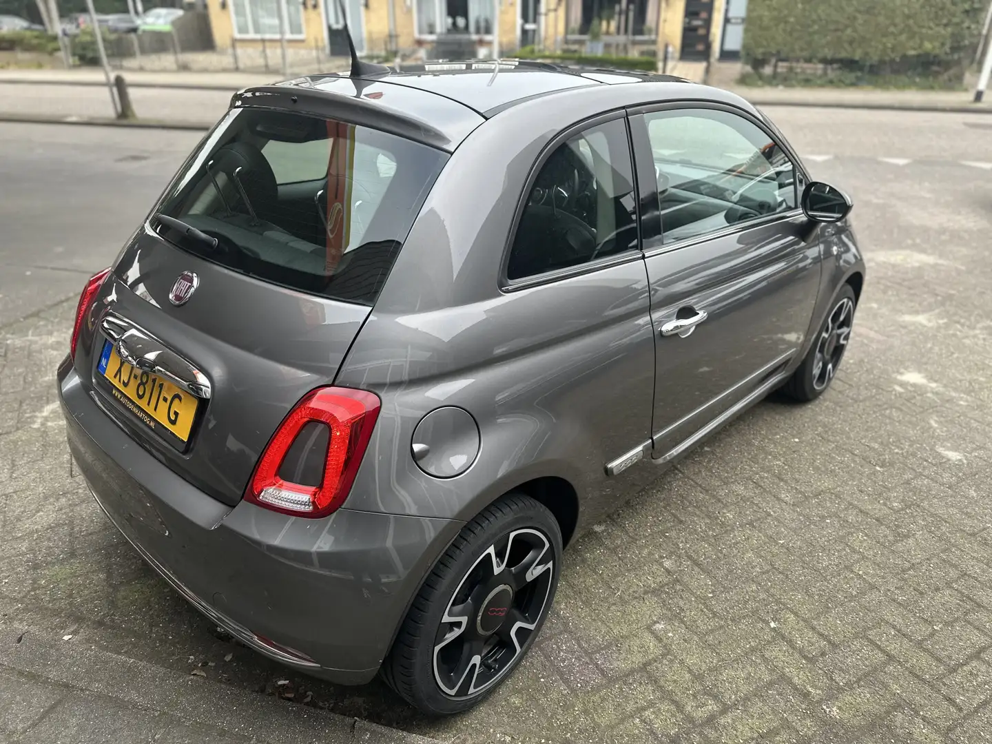 Fiat 500 0.9 TwinAir Turbo Lounge Panorama dak/ECC/Navi/Tel Grau - 2