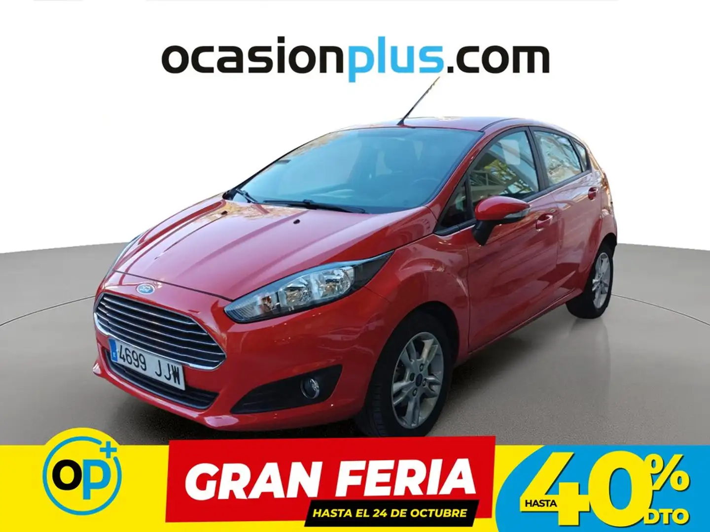 Ford Fiesta 1.0 EcoBoost Trend Rojo - 1