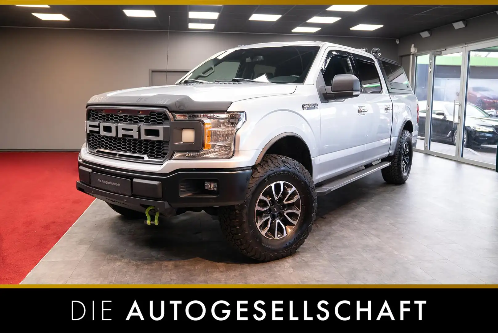 Ford F 150 F150 XLT SUPERCREW 3.5 V6*LEDER*NAVI*KLIMA*STHZG Zilver - 1