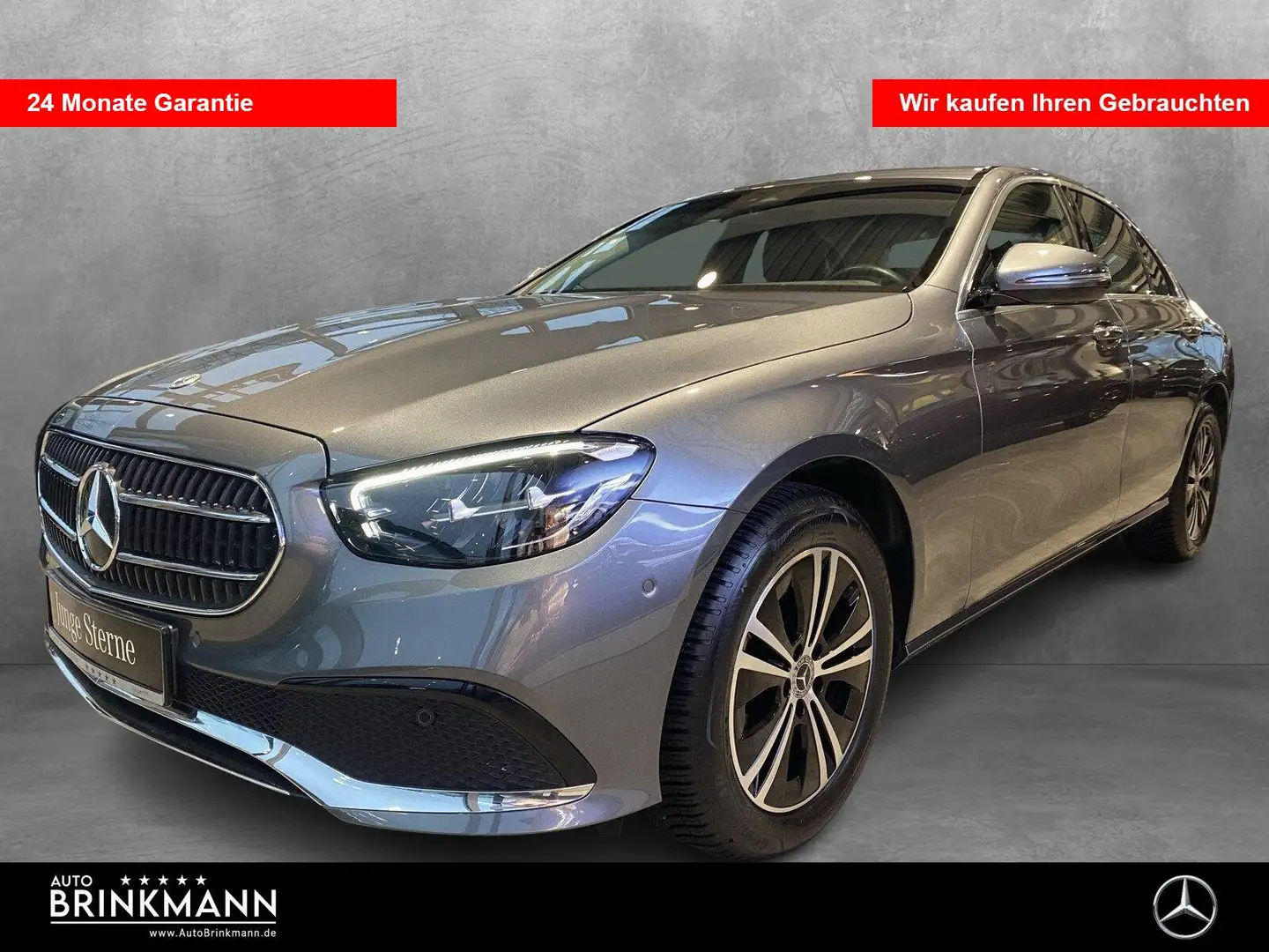 Mercedes-Benz E 200 E 200 d Limousine AHK/KAMERA/MBUX/LED Grau - 1