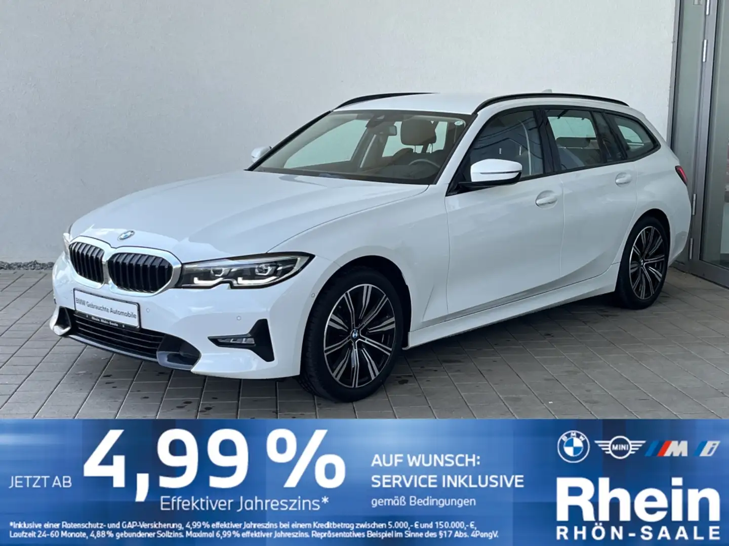 BMW 318 i Touring Sport Line Navi.LED.HUD.Hifi.Komfor Weiß - 1