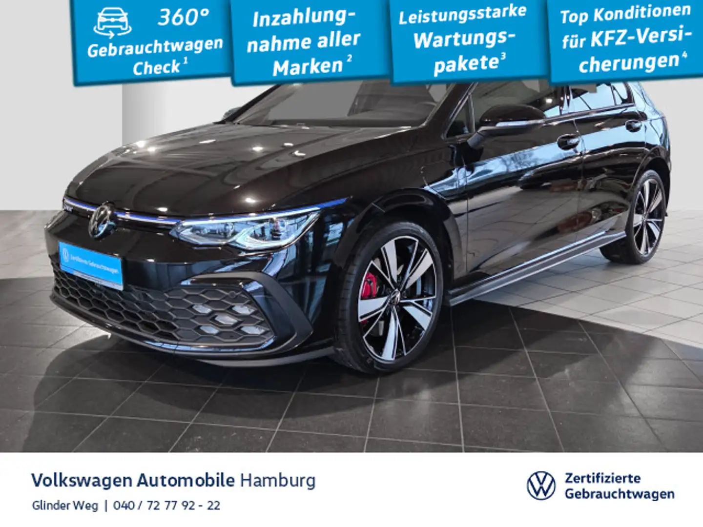 Volkswagen Golf GTE VIII 1.4 eHybrid GTE DSG LM18 ACC Navi Schwarz - 1