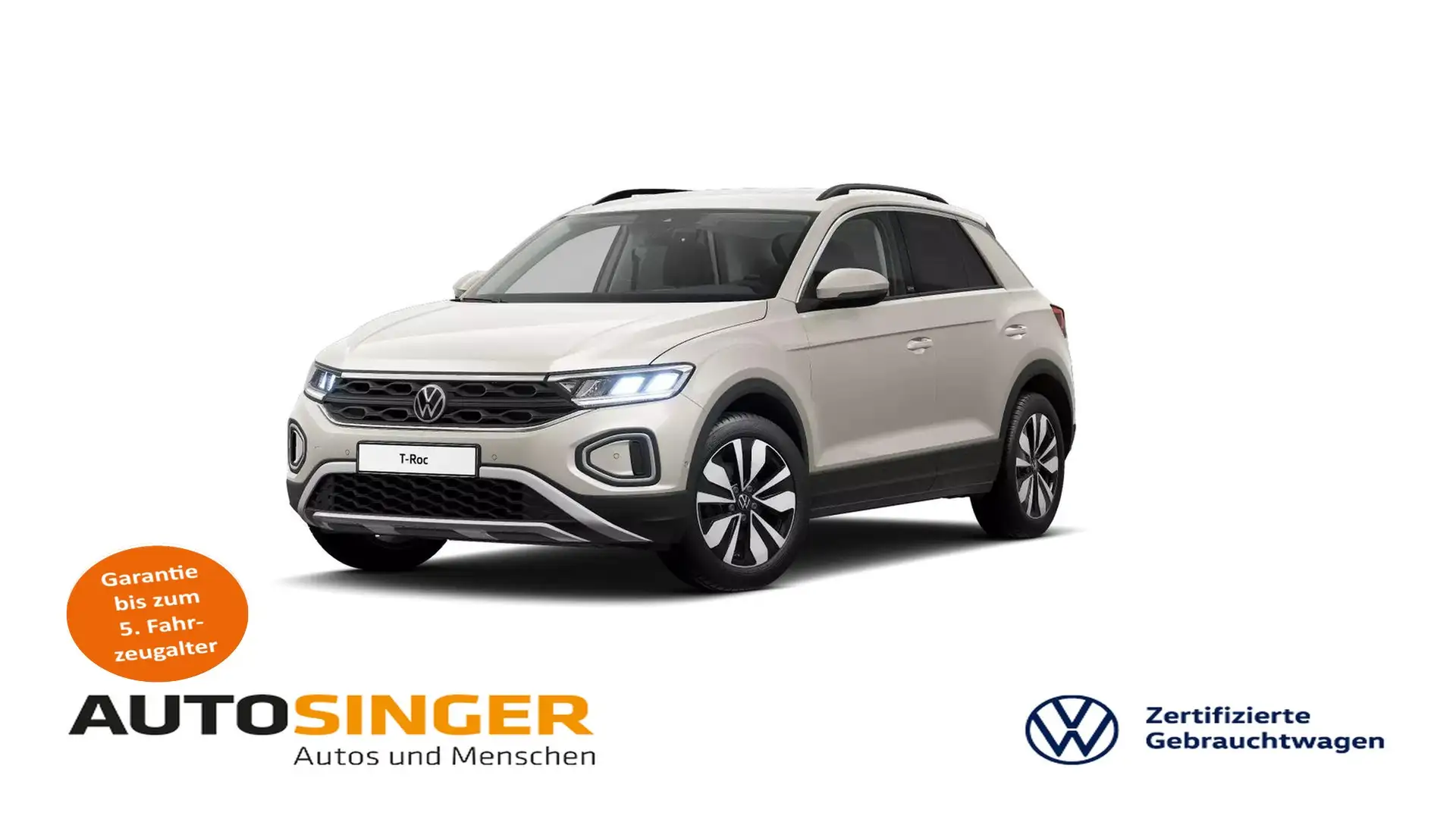 Volkswagen T-Roc Move 1,5 TSI *NAVI*LED*ACC*DIGITAL*R-CAM* Silber - 1