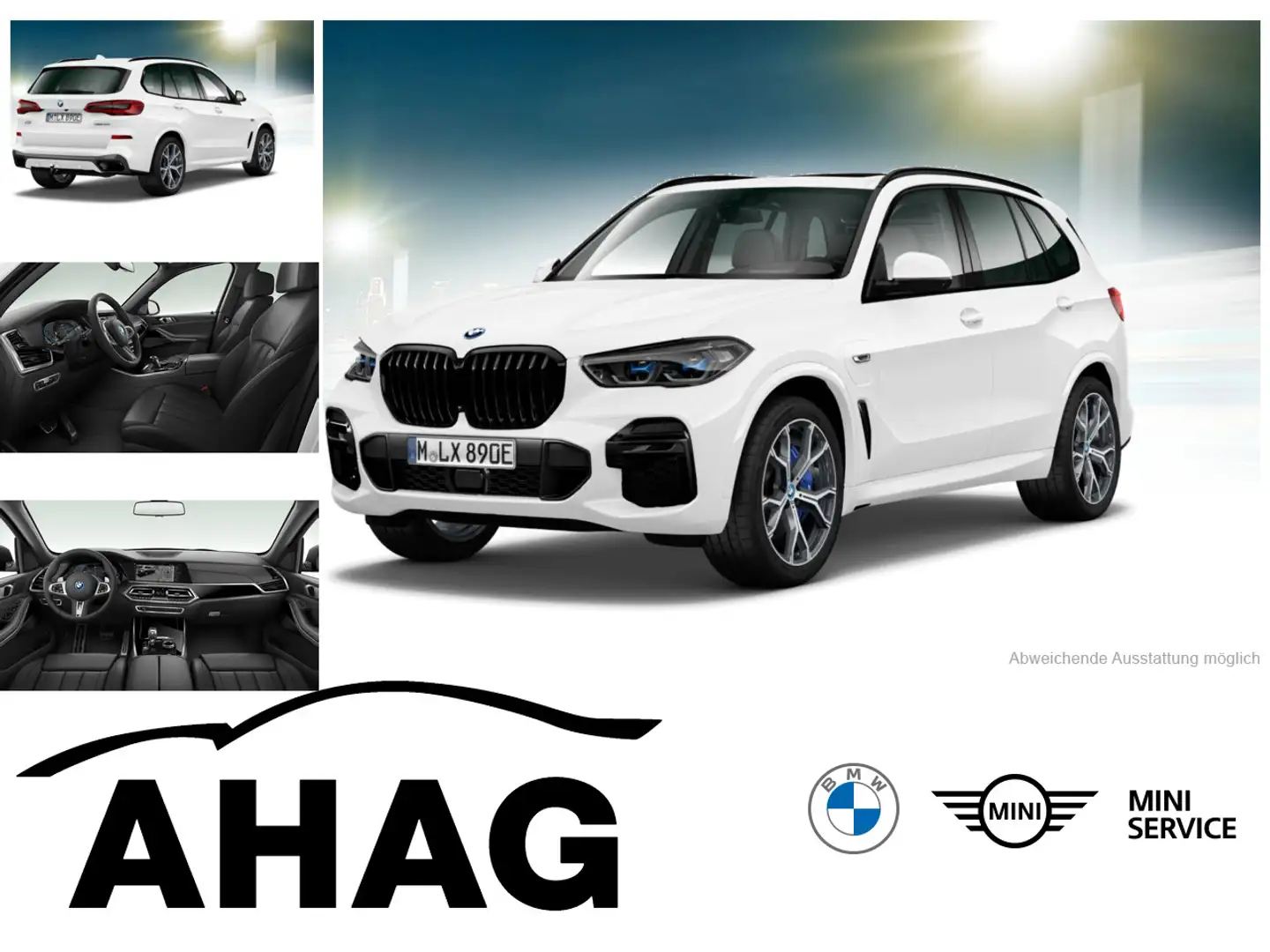 BMW X5 xDrive45e M Sportpaket Innovationsp. Panorama Weiß - 1