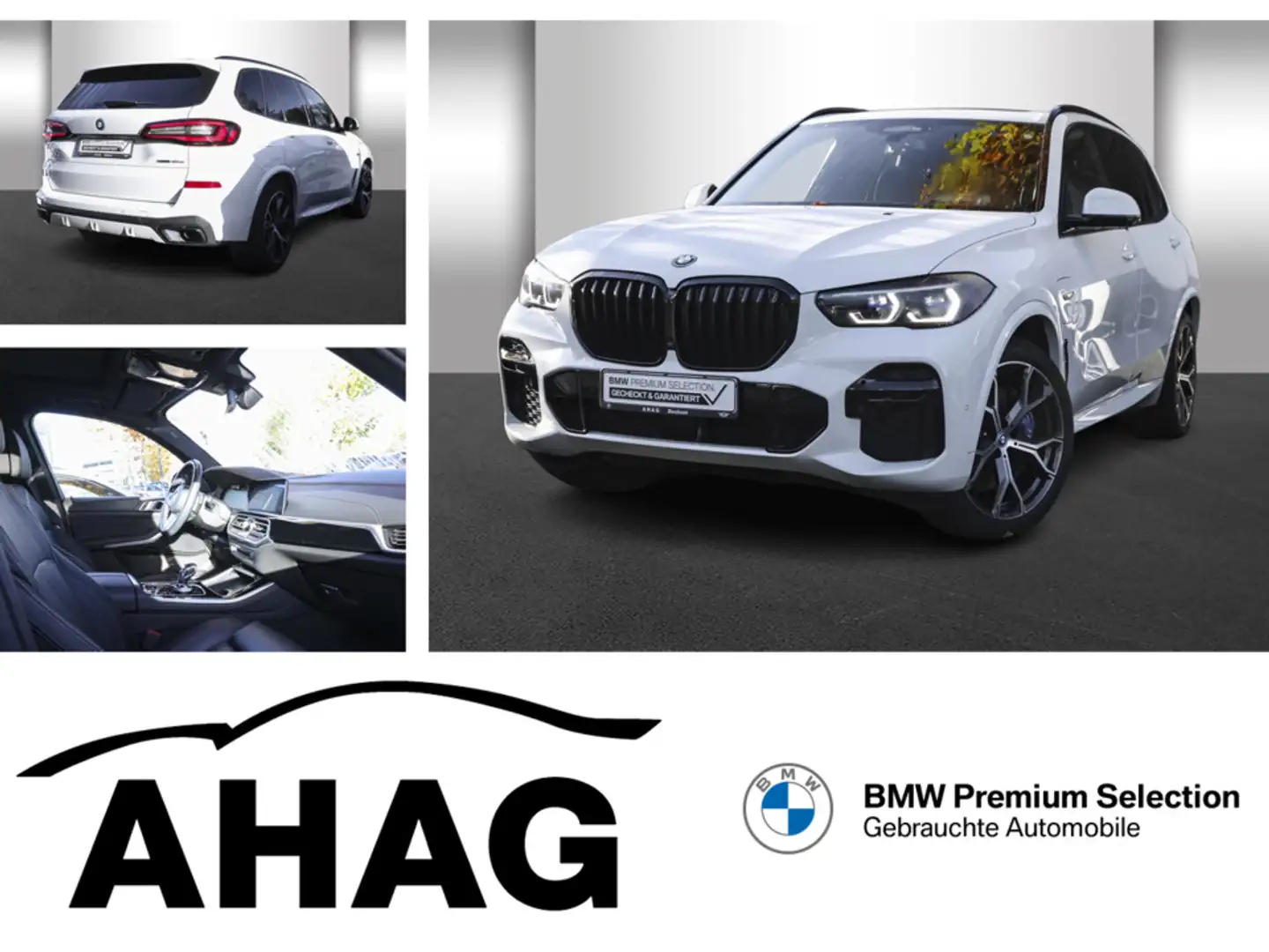 BMW X5 xDrive45e M Sportpaket Innovationsp. Panorama Weiß - 1