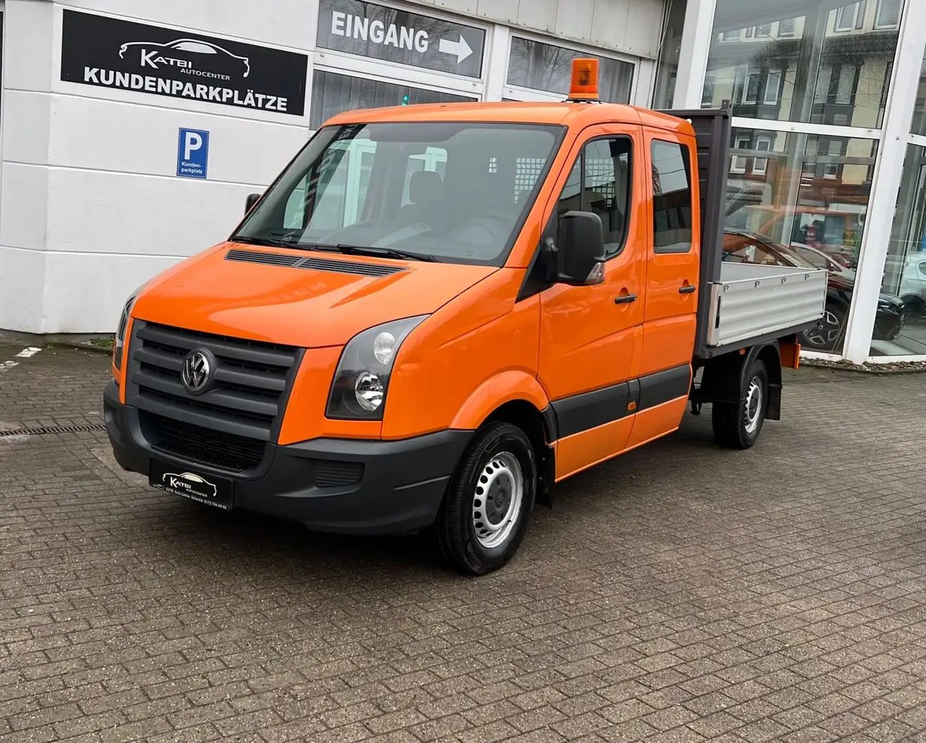 Volkswagen Crafter 2.5 TDI Pritsche 30 L2 Doppelkabine HUne Oranje - 2