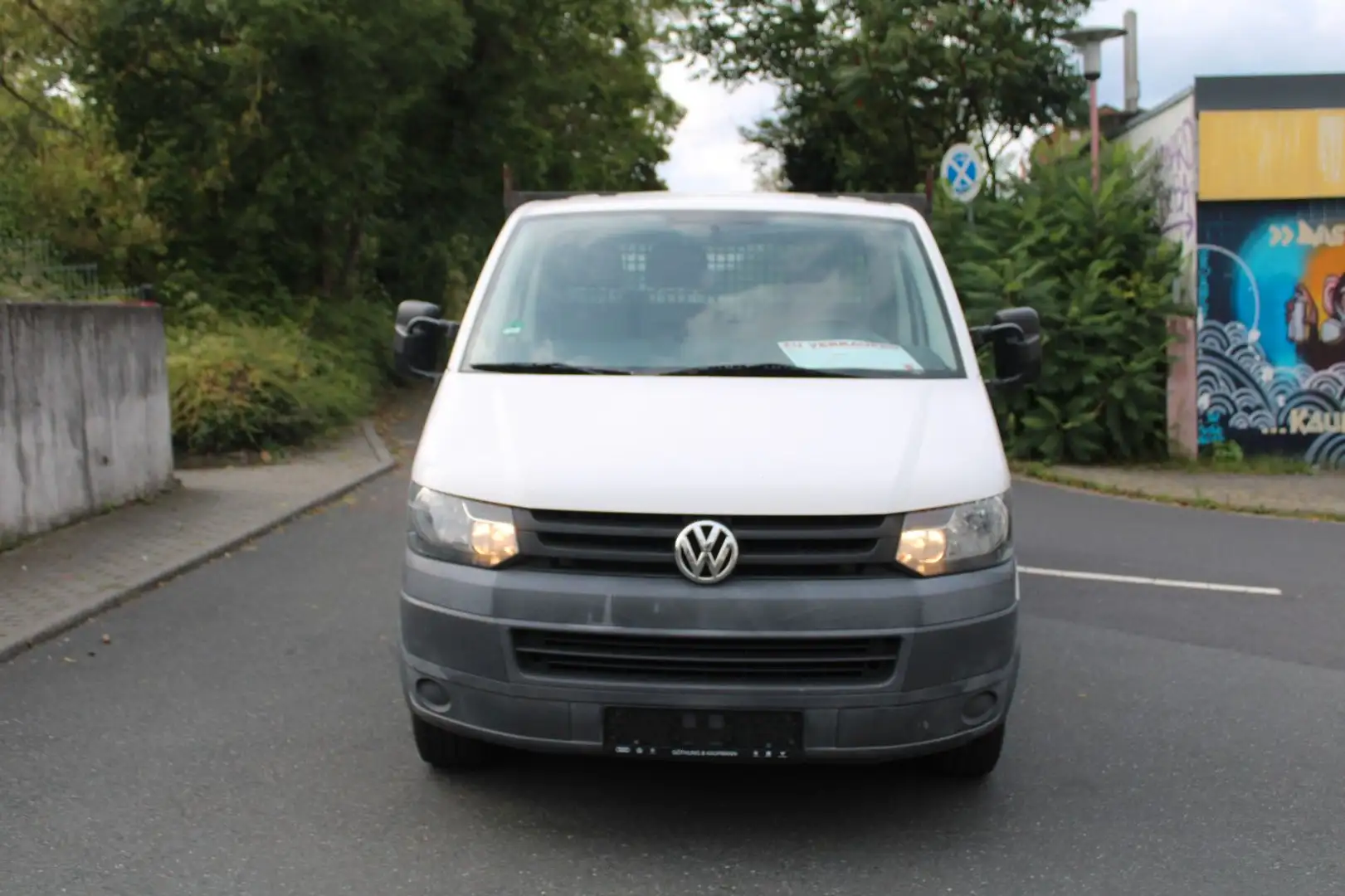 Volkswagen T5 Transporter Pritsche Klima AHK Tüv Neu Top Blanc - 2