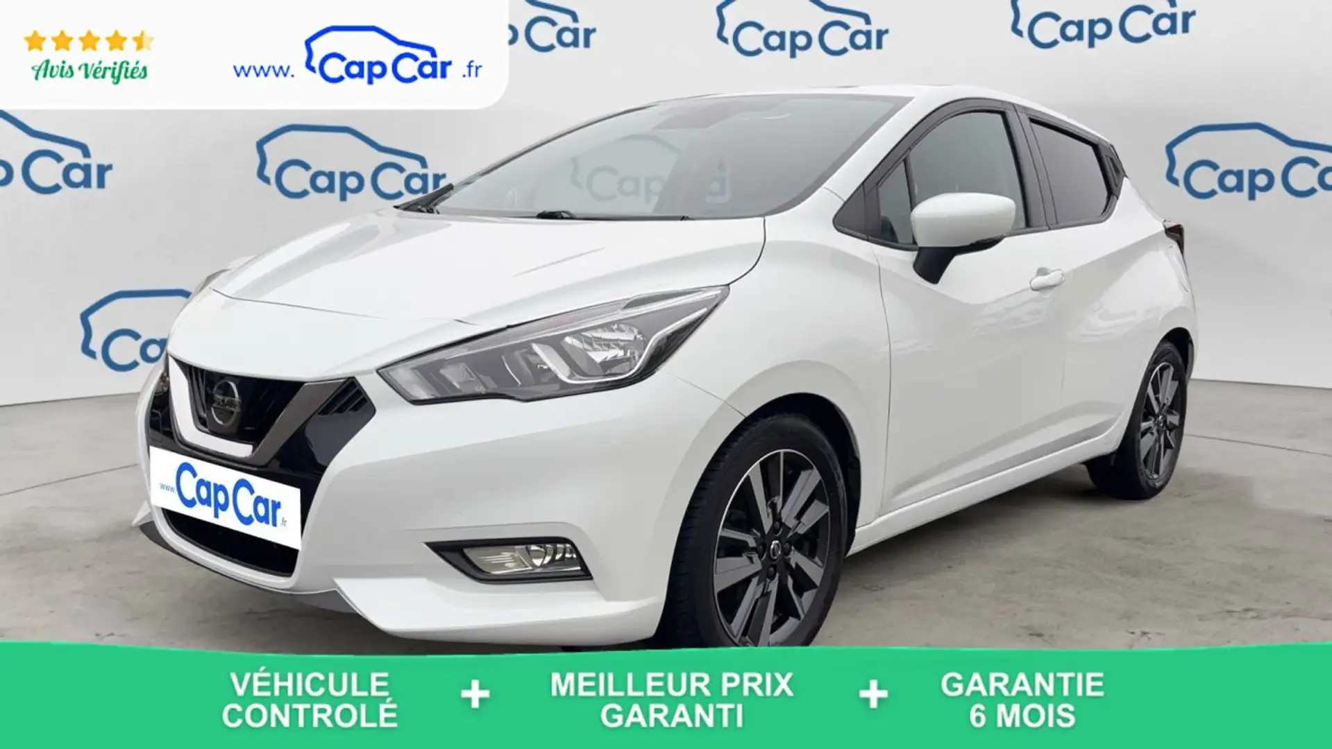 Nissan Micra V 0.9 IG-T 90 N-Connecta Blanc - 1