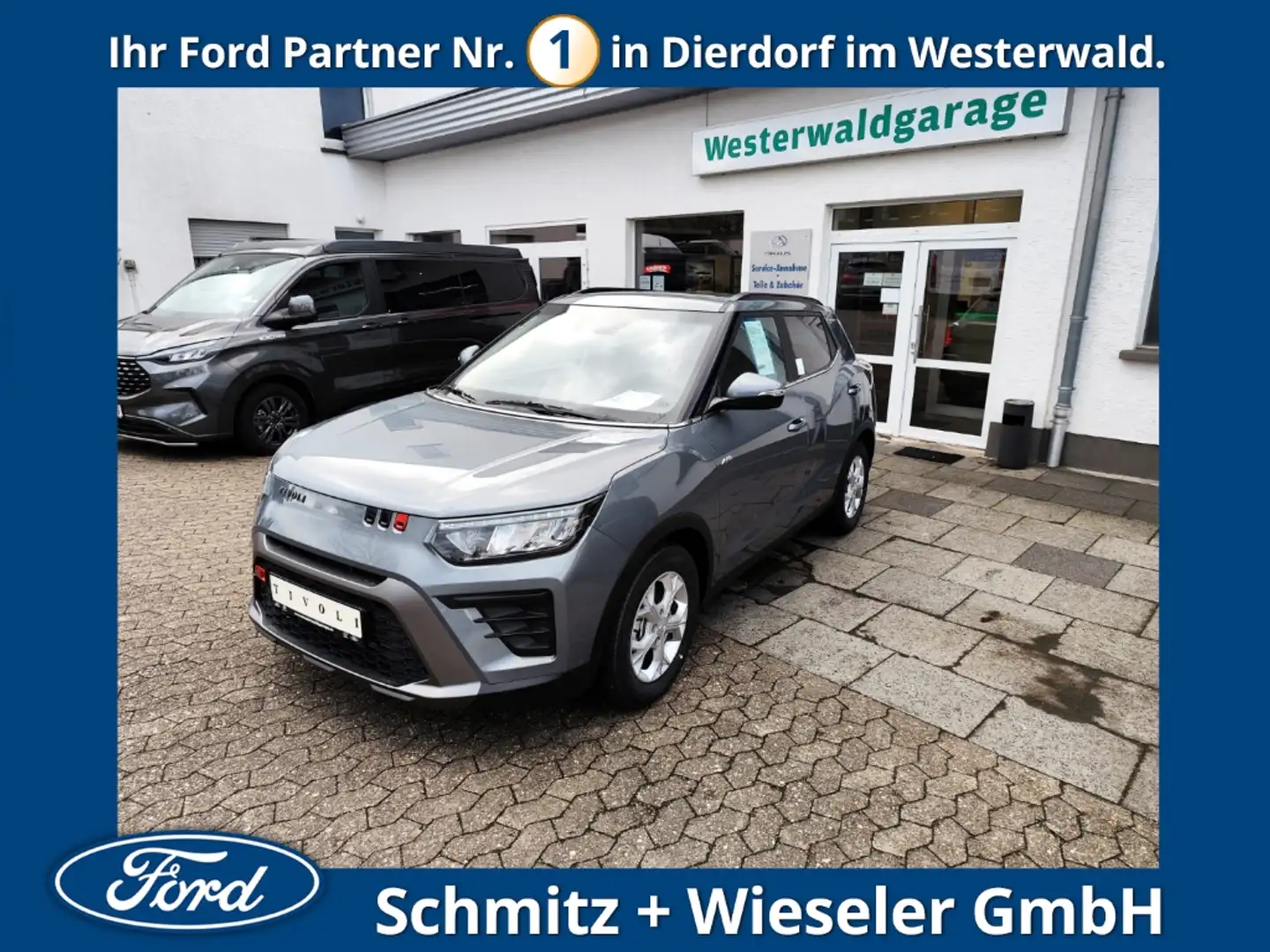 SsangYong Tivoli Quarz 1,5L AT 4X4 NEUES MODELL, Navi, Grey - 1