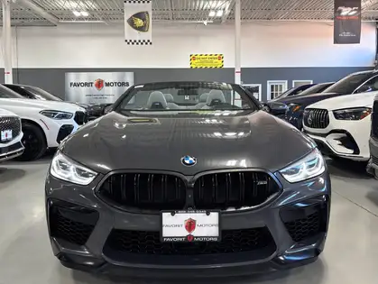 Gray 2020 BMW M8 Convertible All-Wheel Drive Automatic