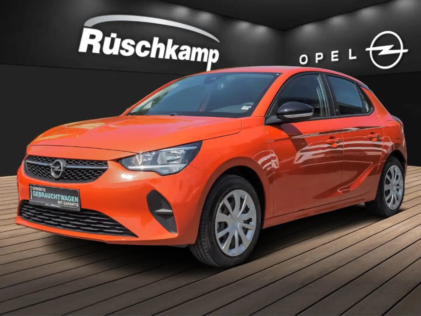 Opel Corsa-e F Edition Klimaauto PDC Temp. Orange - 1