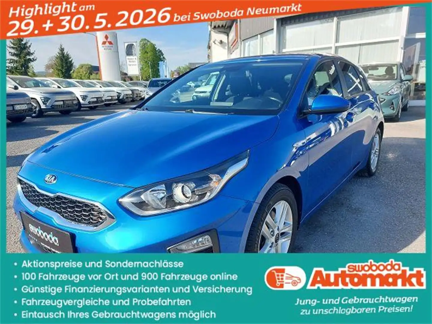 Kia Ceed / cee'd ceed 1,0 T-GDI GPF Titan + P2 Blau - 1