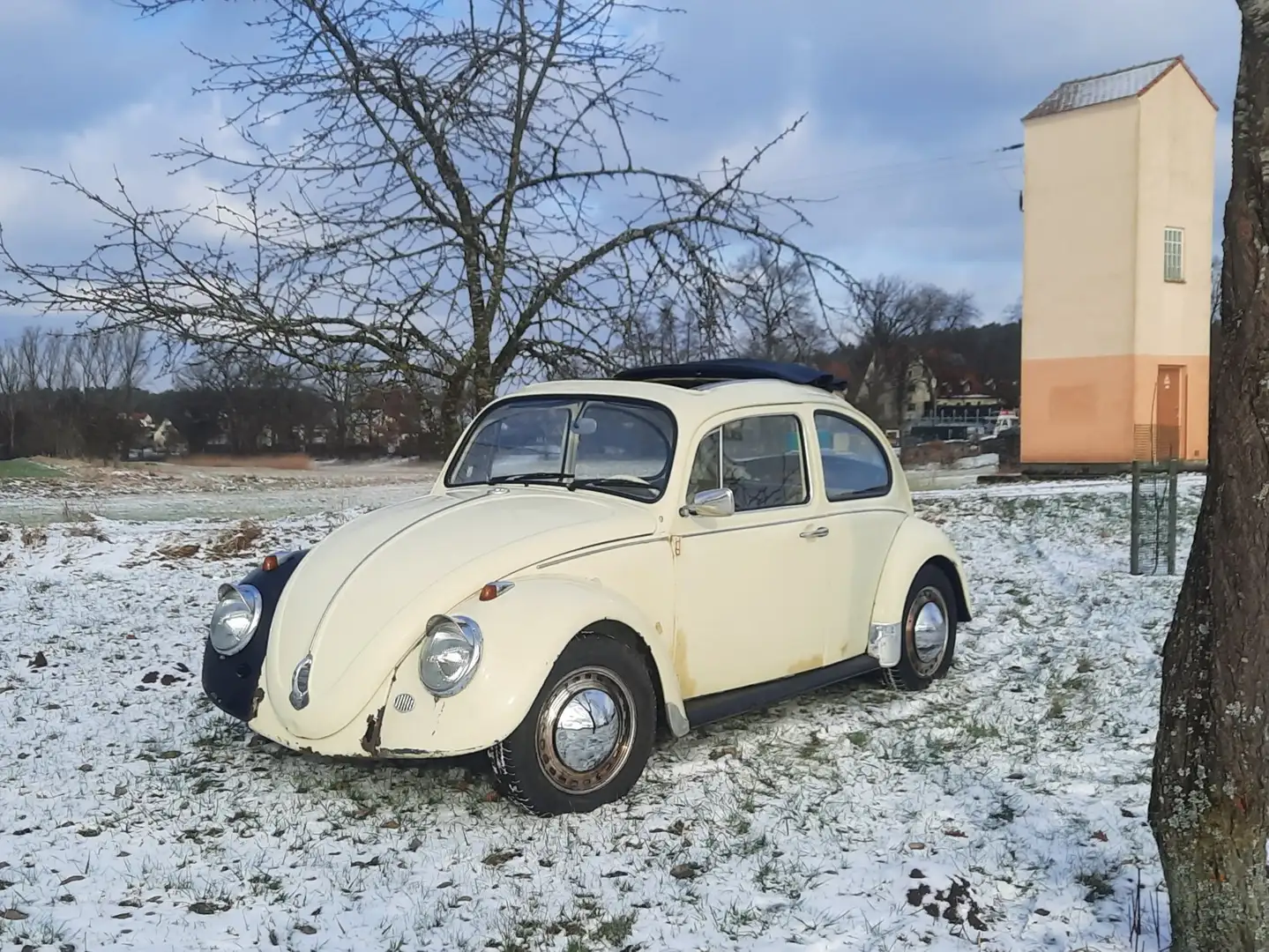 Volkswagen Käfer Faltdach Biały - 1