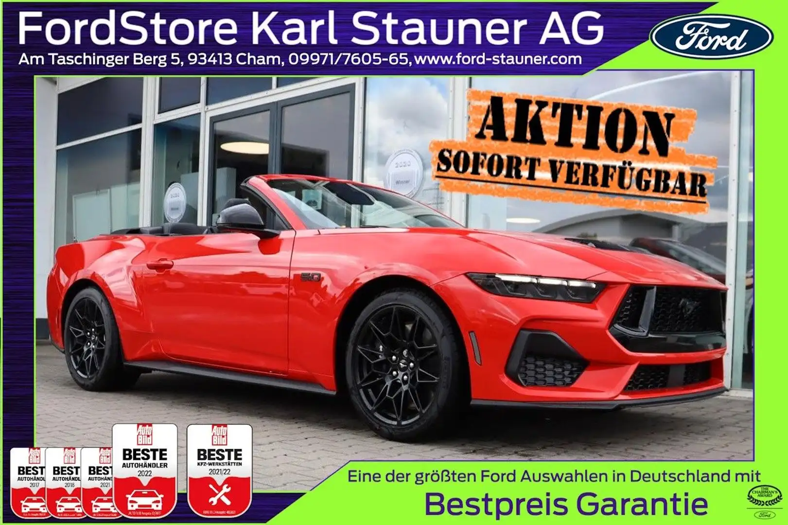 Ford Mustang Nite-Pony Paket - MagneRide 4,99% FIN* Rot - 1