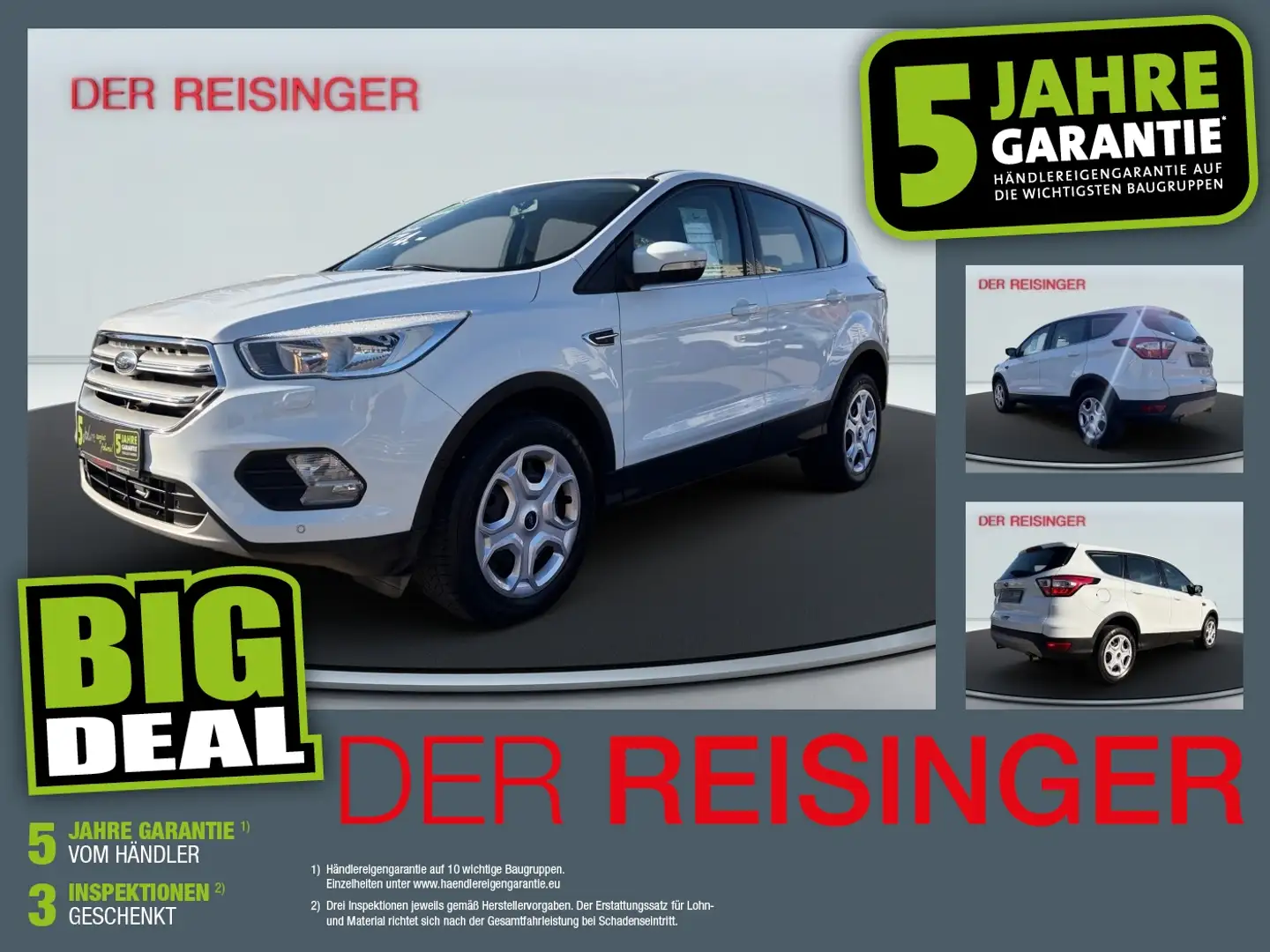 Ford Kuga Trend 120PS Blanc - 1