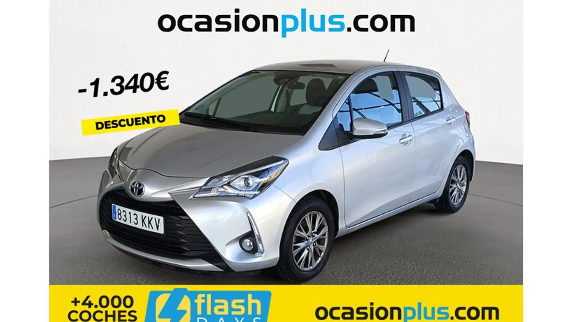 Toyota Yaris 1.5 Active Plateado - 1
