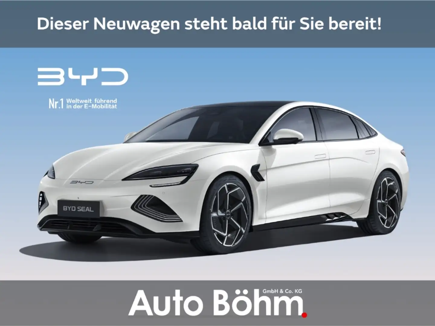 BYD Seal Design RWD+Pano+Sitzklima+ACC+360Kam.+Leder. Blanc - 1