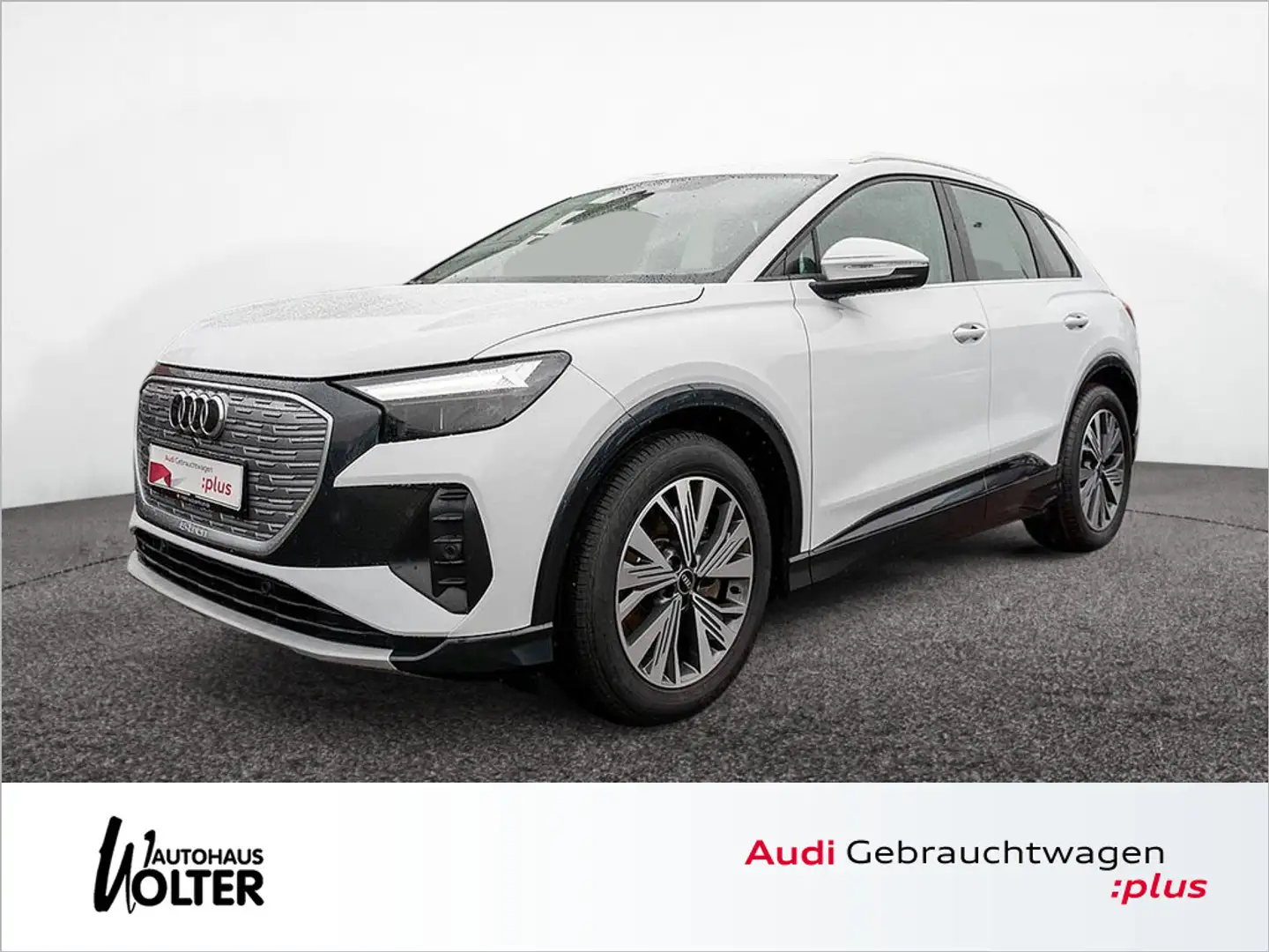 Audi Q4 e-tron 50 quattro NAVI MATRIX B&O KAM AHK Blanc - 1