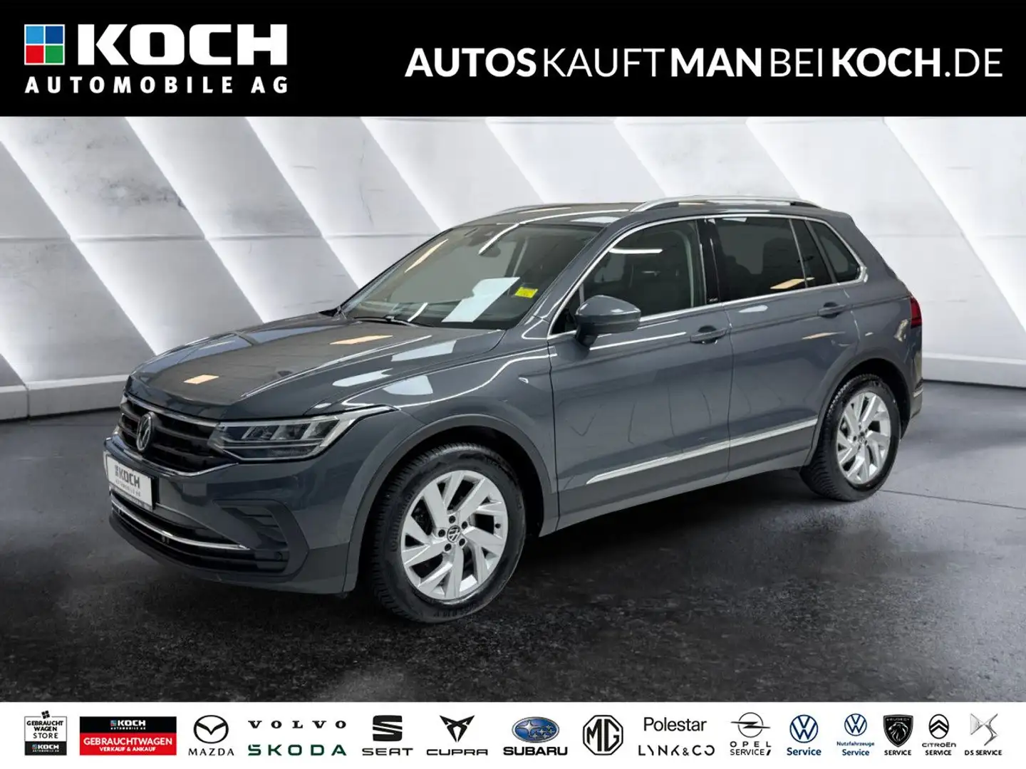 Volkswagen Tiguan 2.0 TDI Move AHK LED SHZ LHZ ACC NAVI KAM Grau - 1