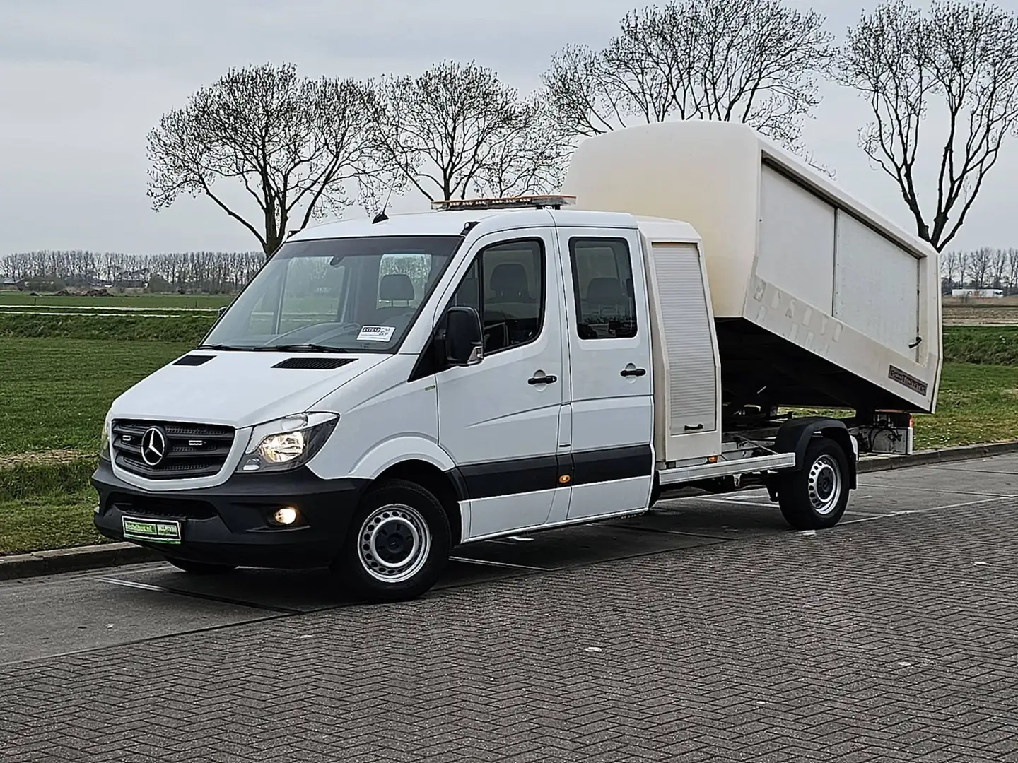 Mercedes-Benz Sprinter 314 kipper tipper EURO6 Wit - 2