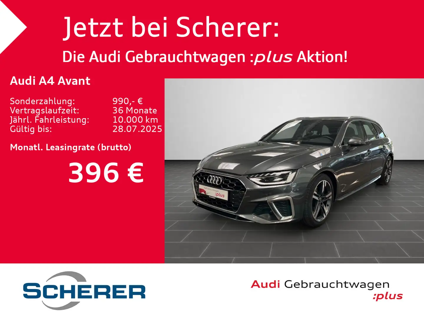 Audi A4 S line 35 TDI 120(163) kW(PS) S tronic Grau - 1