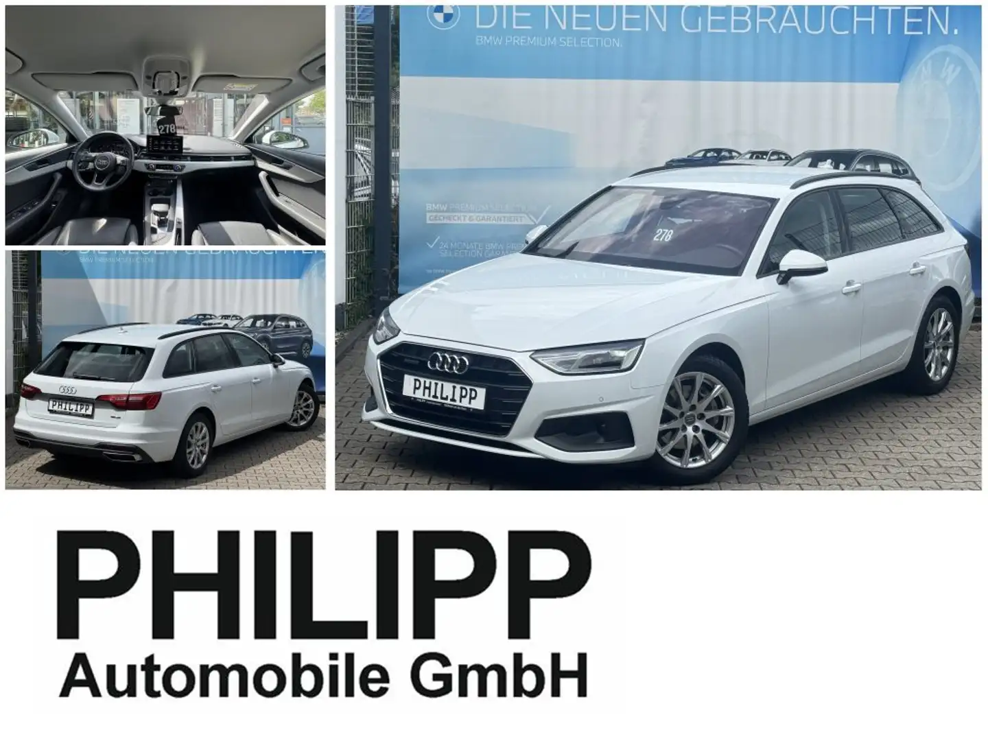Audi A4 Avant 40 TDI quattro StandHzg Sportsitze RFK Weiß - 1
