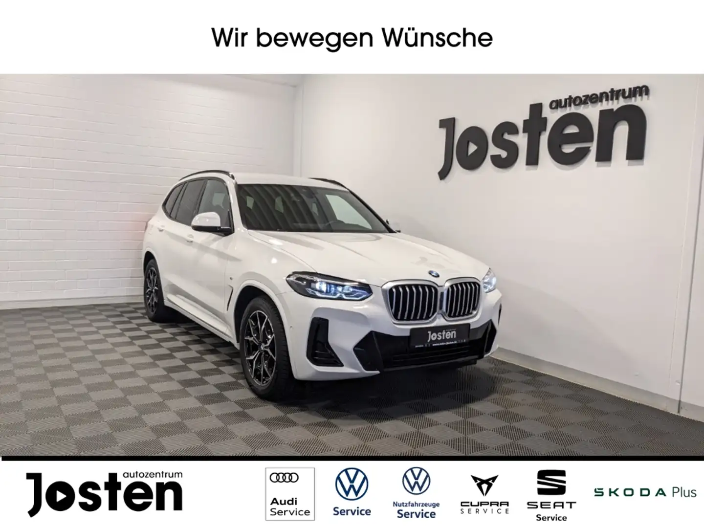 BMW X3 xDrive 20 d M Sport LED CarPlay 360 DAB Weiß - 1