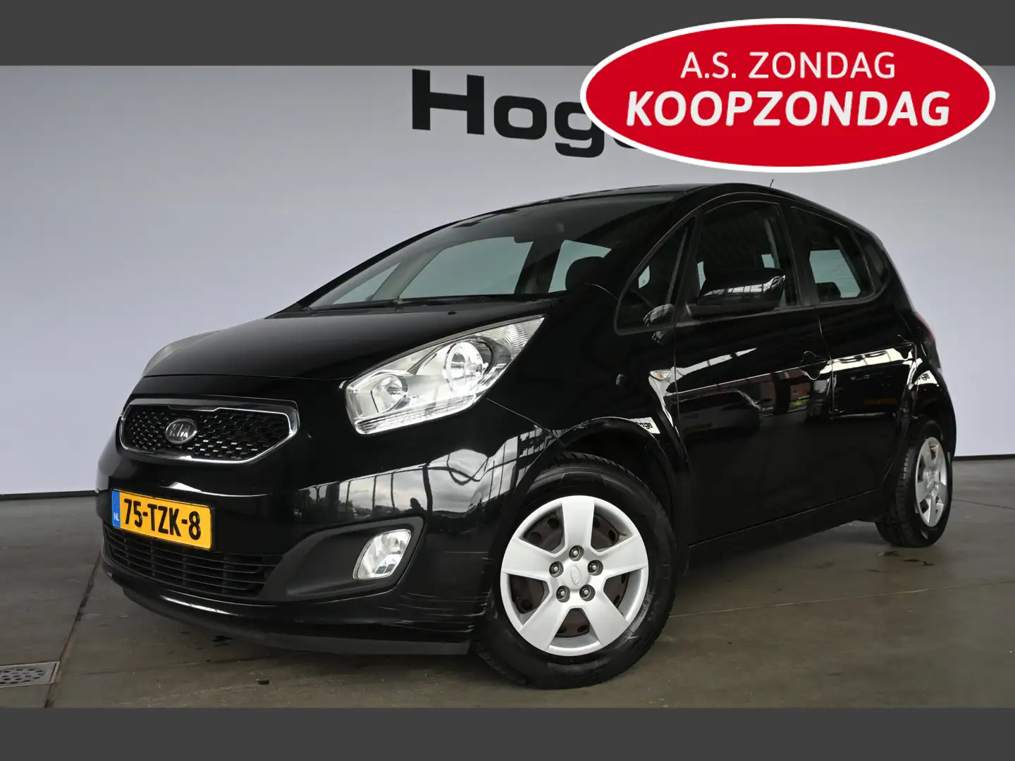 Kia Venga 1.4 CVVT Plus Pack Airco Camera Navigatie 1e Eigen Negro - 1