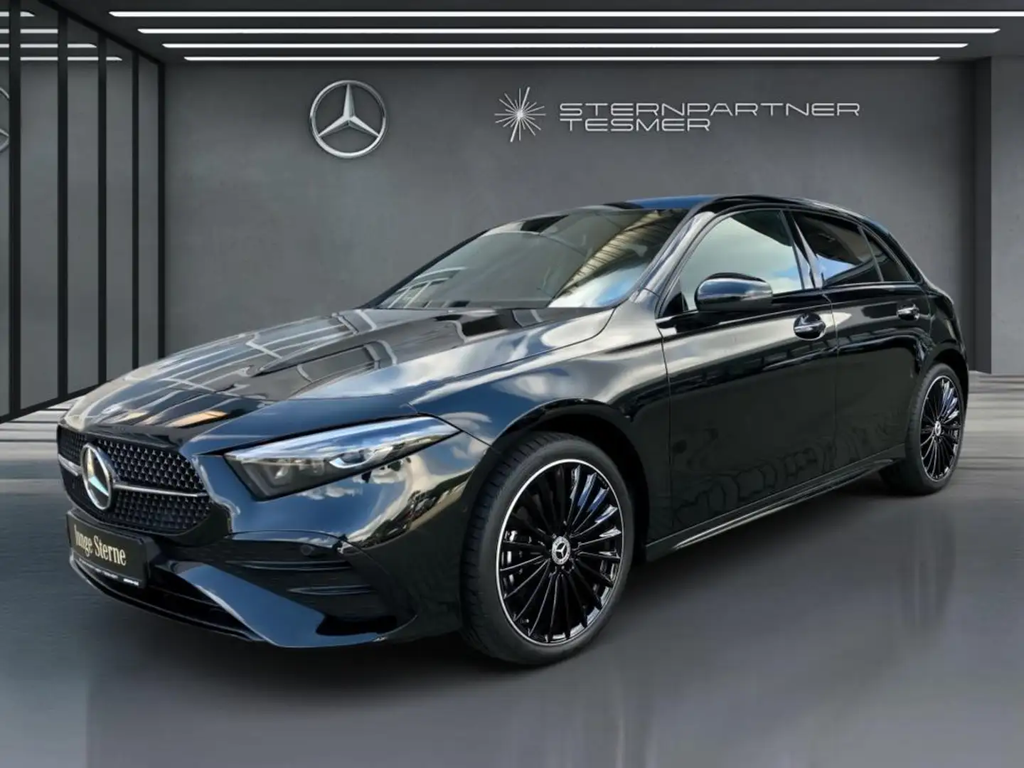 Mercedes-Benz A 250 e AMG Night RFK Distr.Memo.BurmS.Leder LED Schwarz - 1