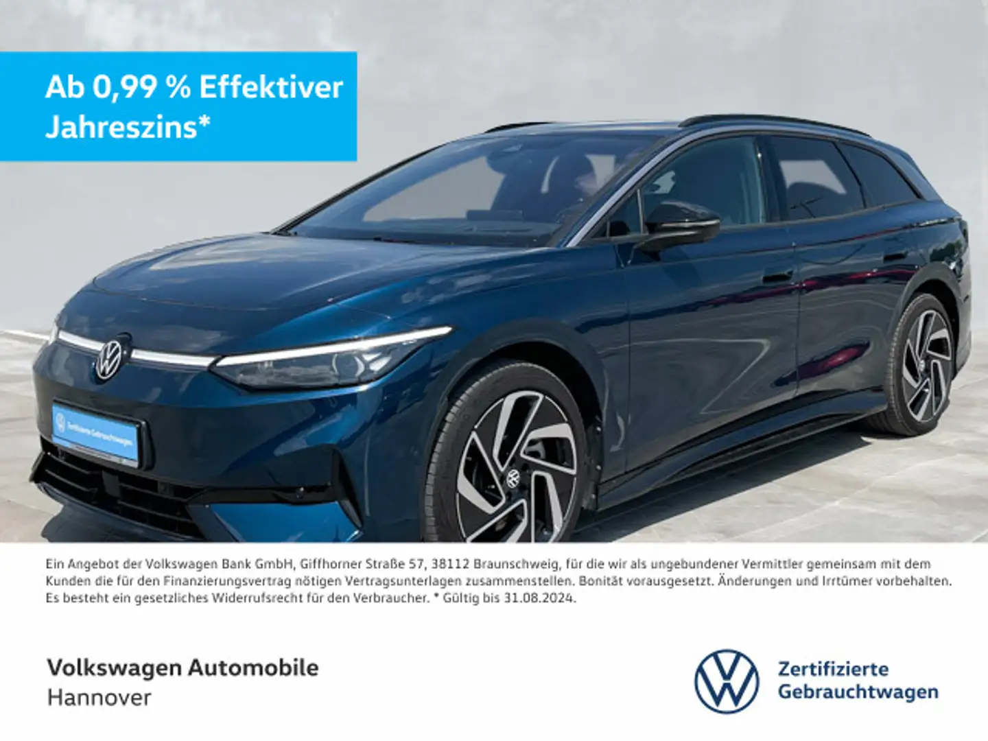 Volkswagen ID.7 Tourer Pro Navi AHK IQ-LED ACC PDC SHZ Blau - 1